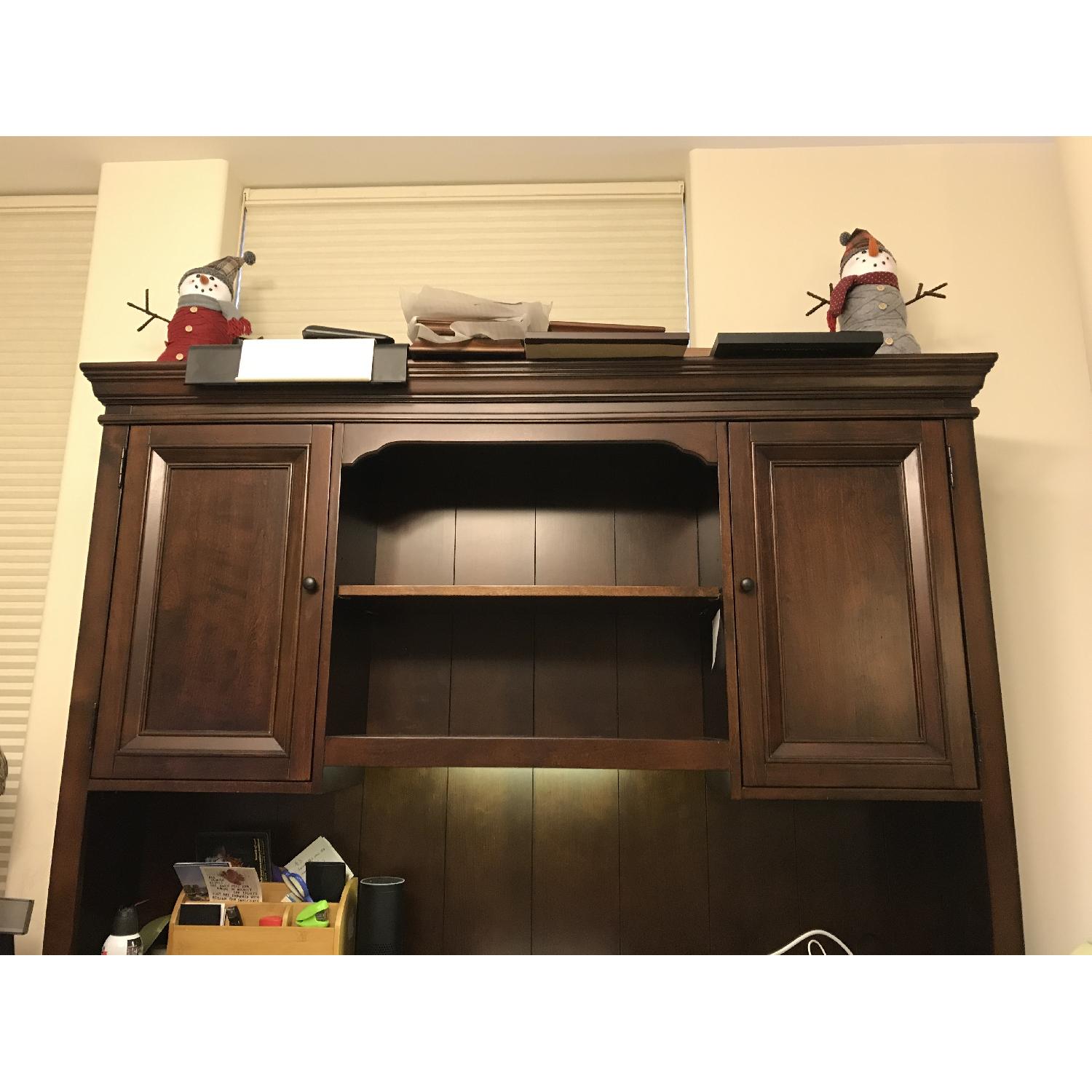 Macy's Desk w/ Credenza & Hutch - image-4