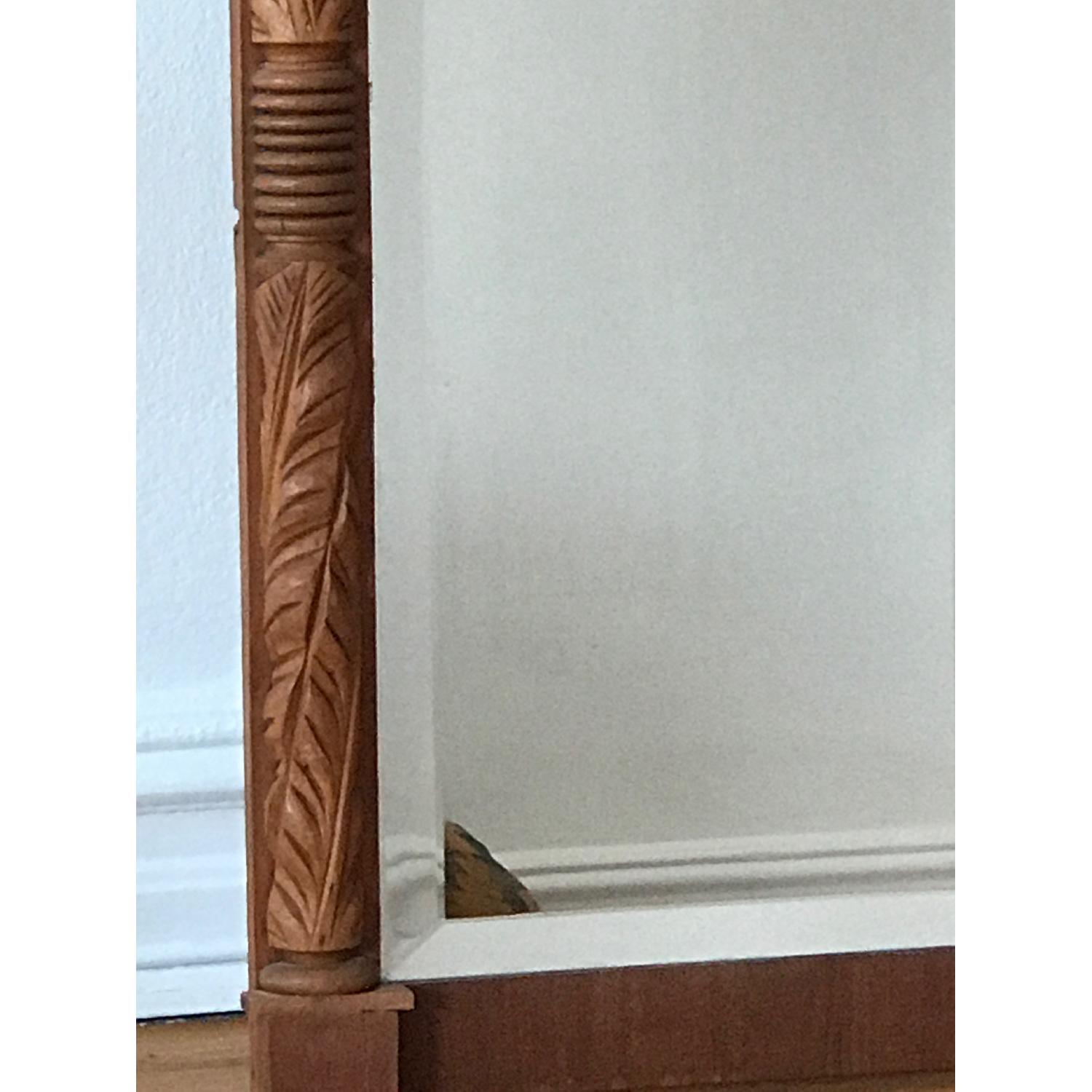 Carved Wood Bevel-Edged Wall Mirror - image-2
