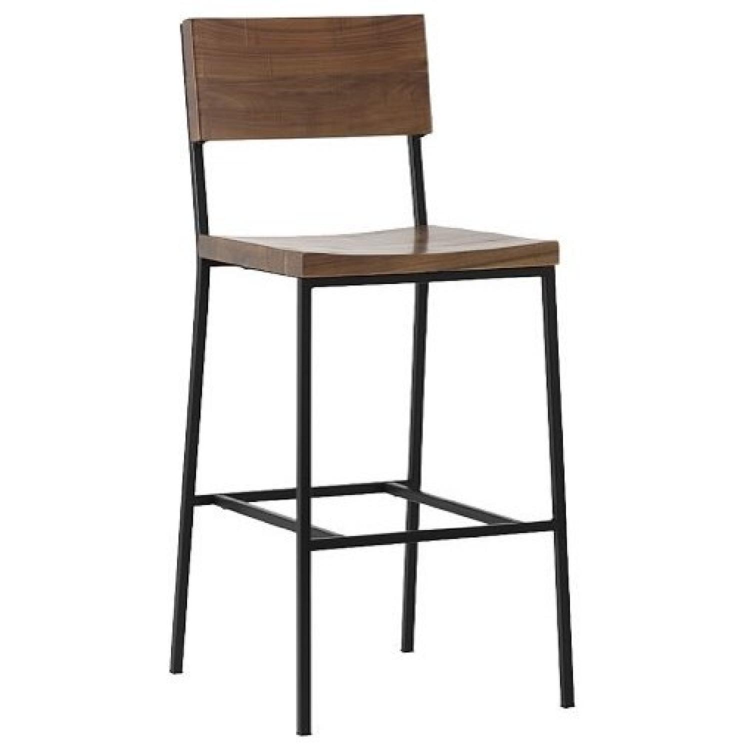 West Elm Rustic Barstools - image-0