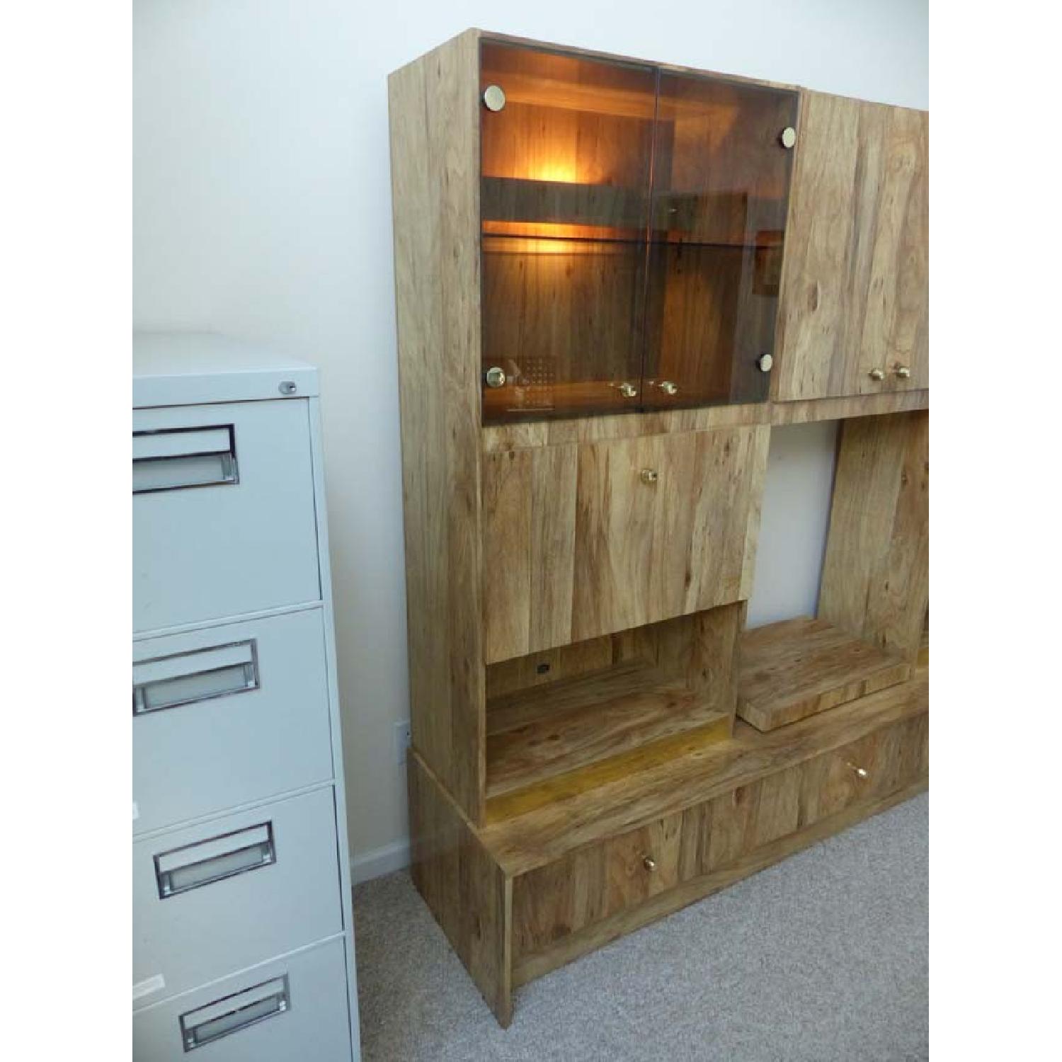 Shelf & Cabinet World Dappled Elm Custom Wall Unit - image-2