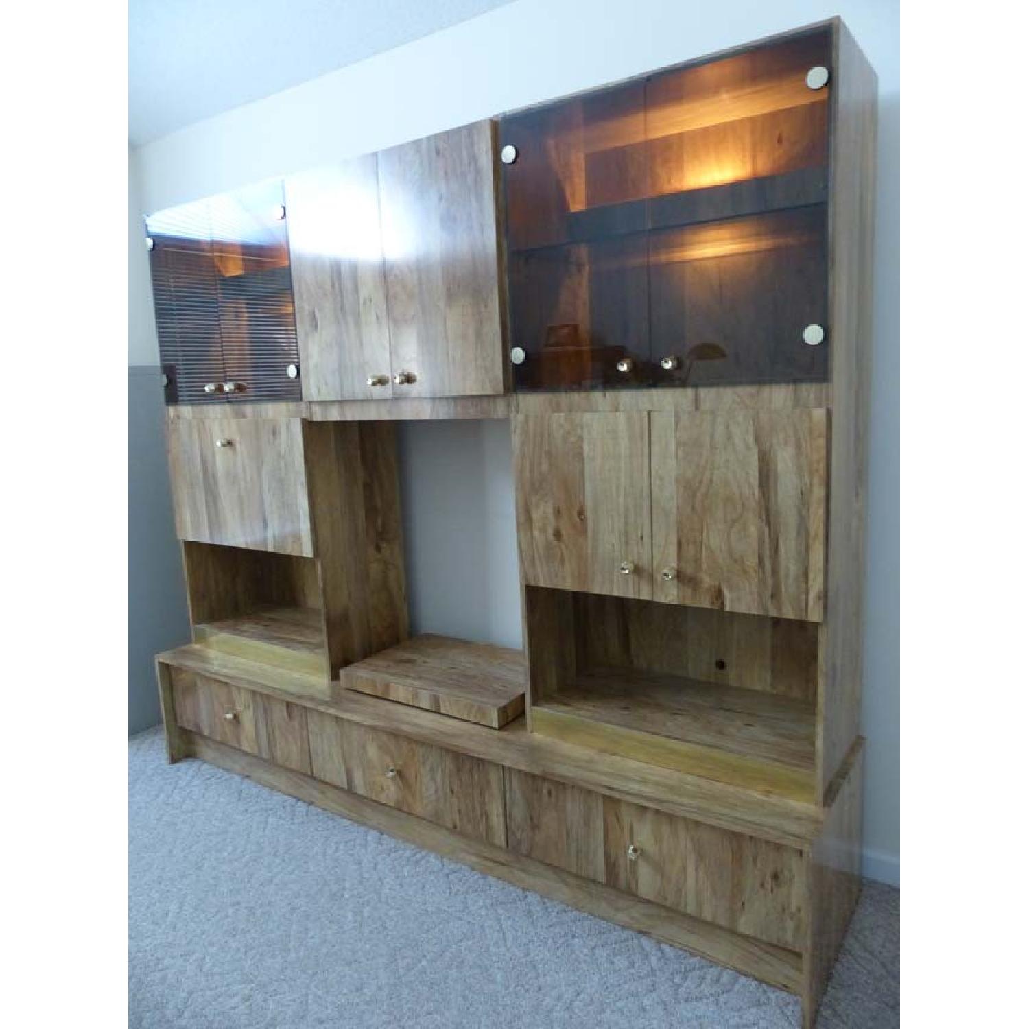 Shelf & Cabinet World Dappled Elm Custom Wall Unit - image-3