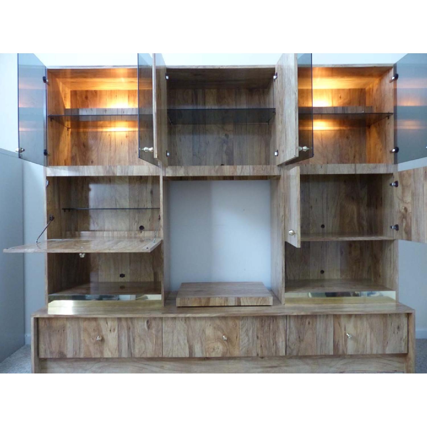 Shelf & Cabinet World Dappled Elm Custom Wall Unit - image-4
