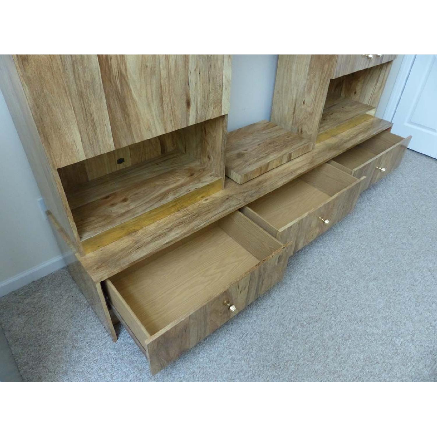 Shelf & Cabinet World Dappled Elm Custom Wall Unit - image-8