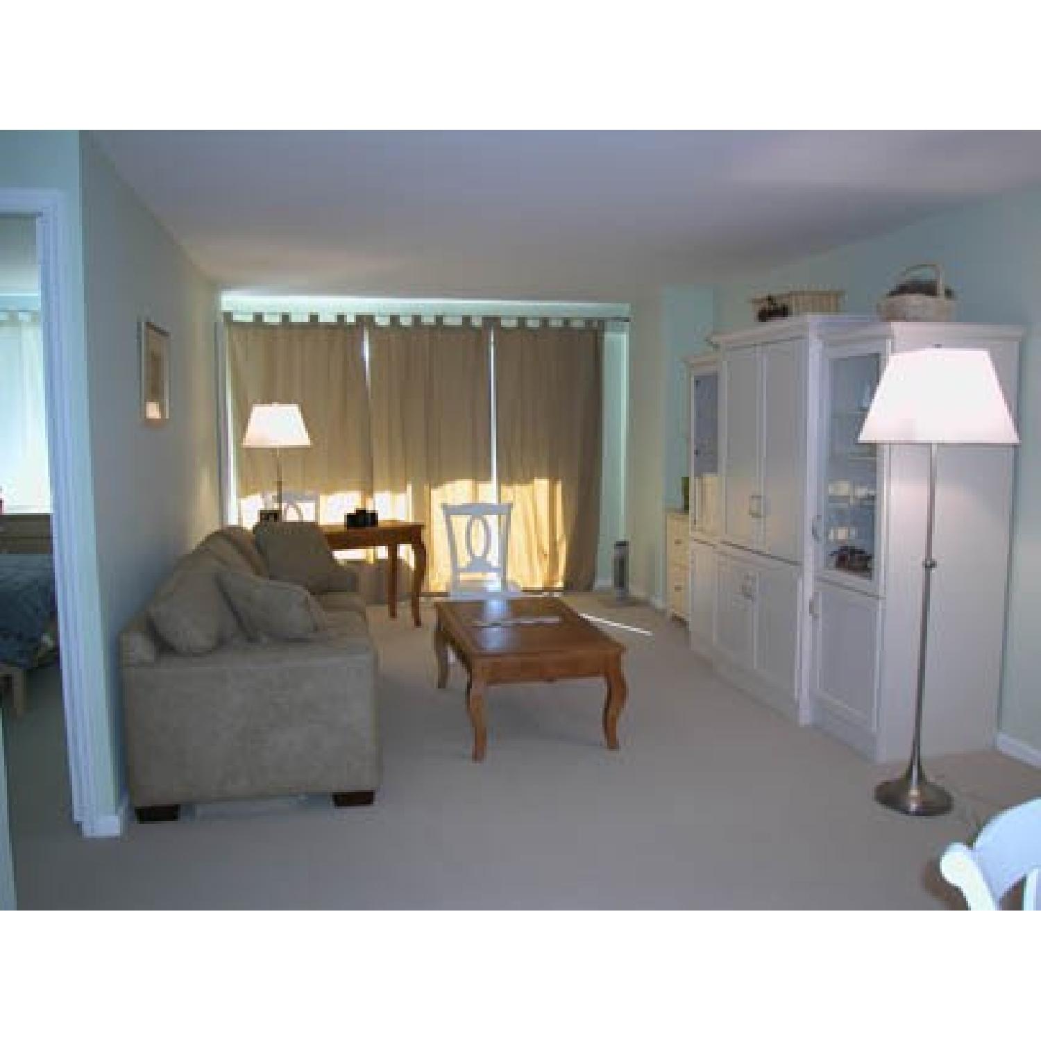 Maple Wood  Entertainment Unit in Cream Glaze - image-4