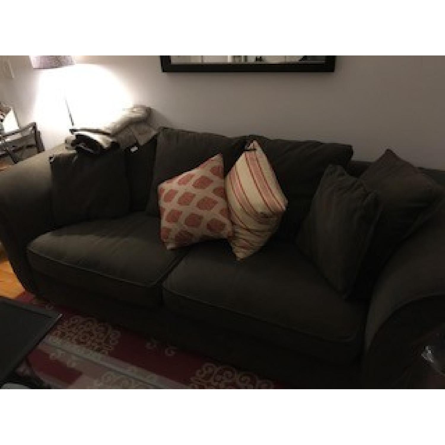 Jennifer Convertibles Brown Sofa - image-3