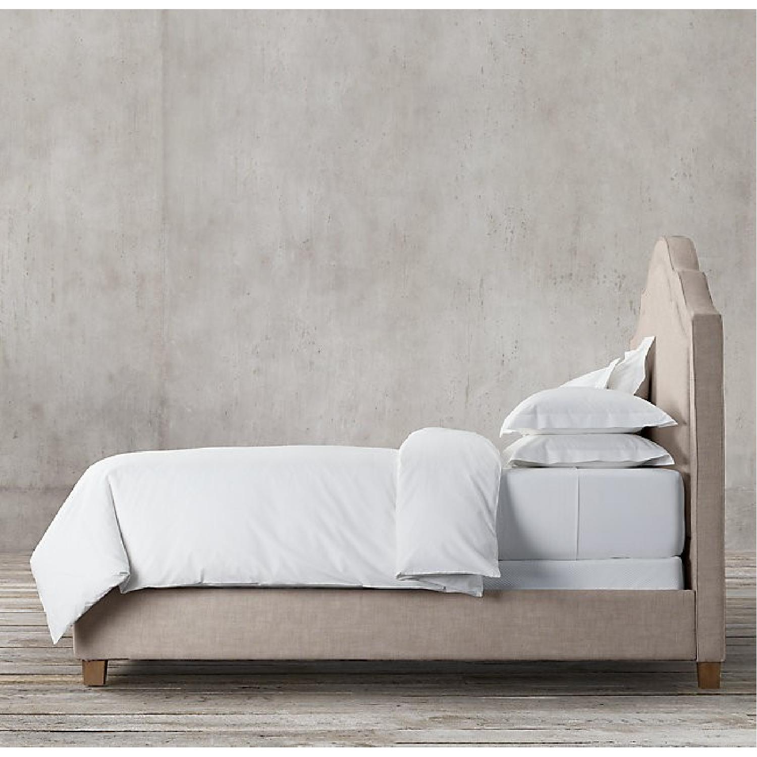 Restoration Hardware Jameson Fabric King Size Bed - image-1