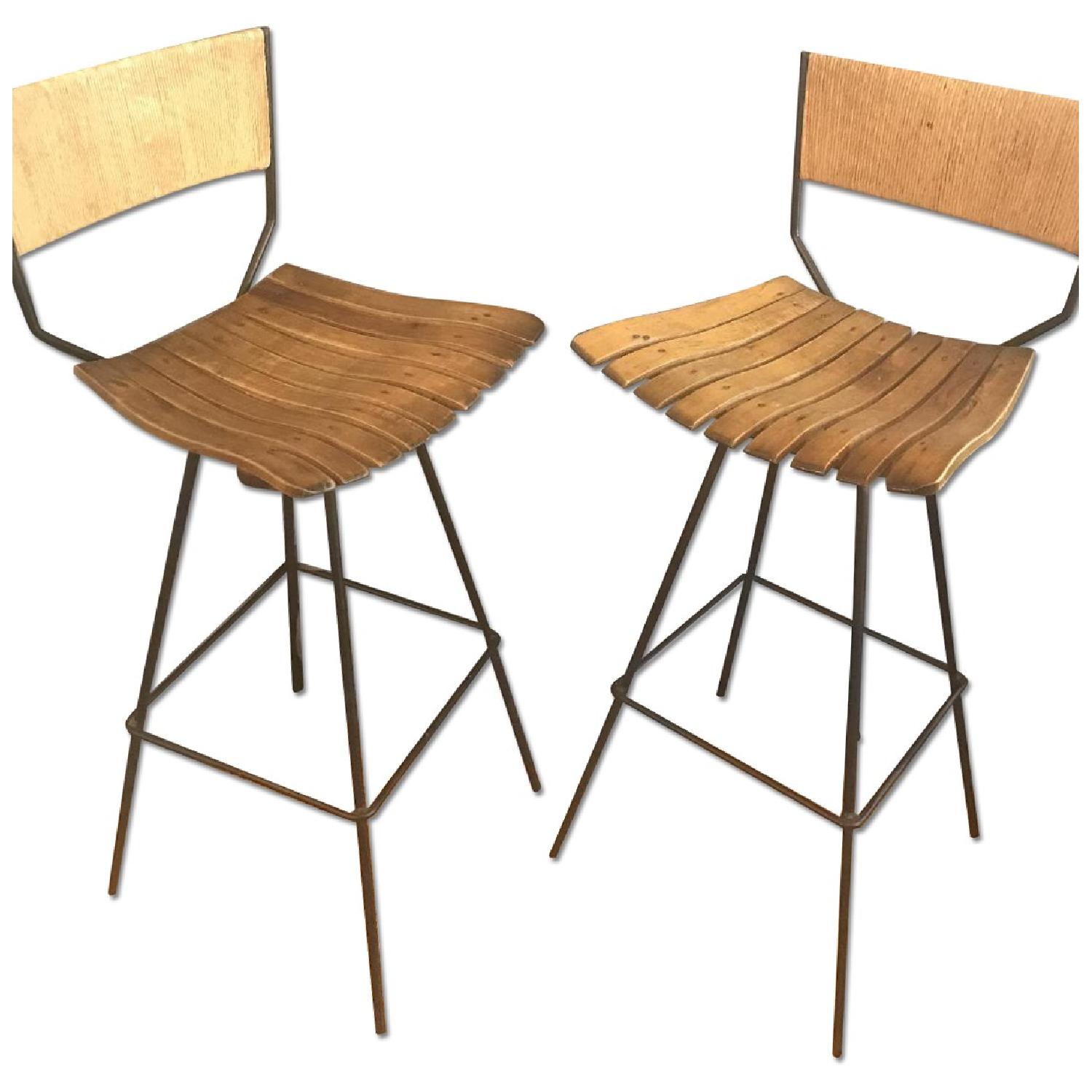 Wooden Bar Stools - image-0