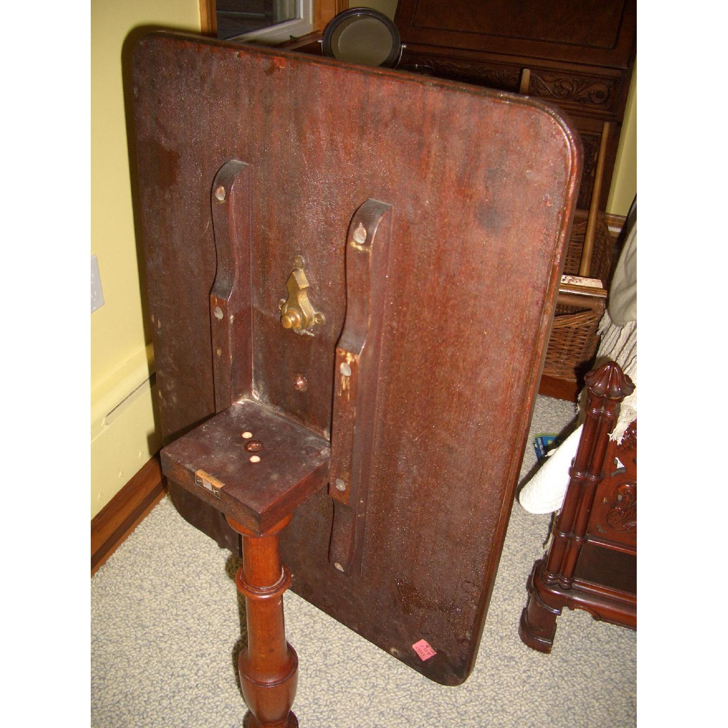 Mayflower Vintage Drop Leaf Chess Top Game Table - image-2