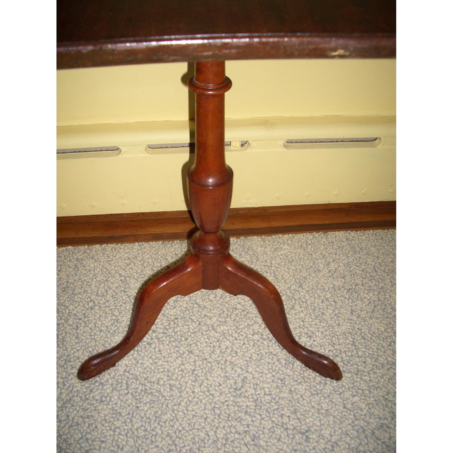 Mayflower Vintage Drop Leaf Chess Top Game Table - image-5