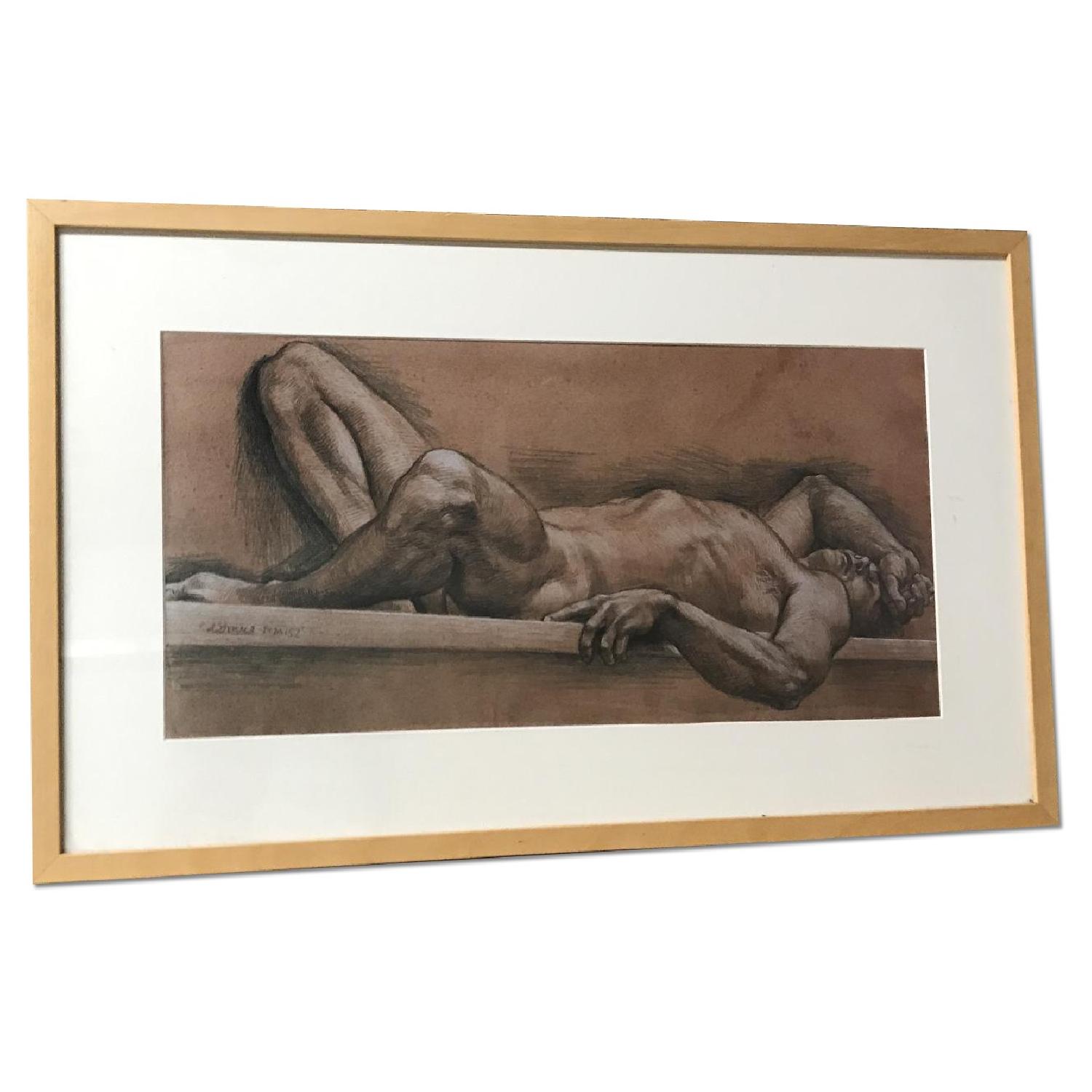 Paul Cadmus Framed Print - Male Nude - image-3