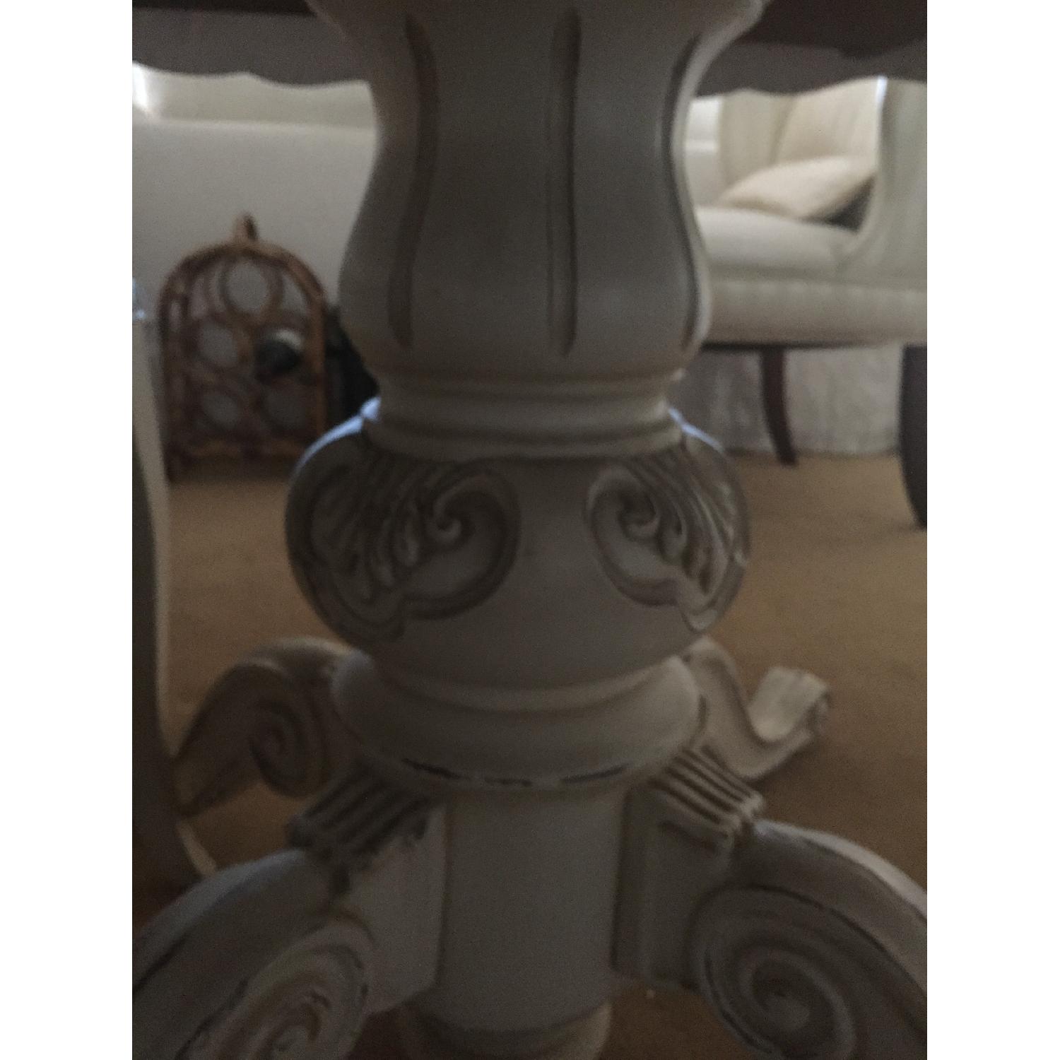 Domain Furniture Italian Style Cream Extending Dining Table - image-3