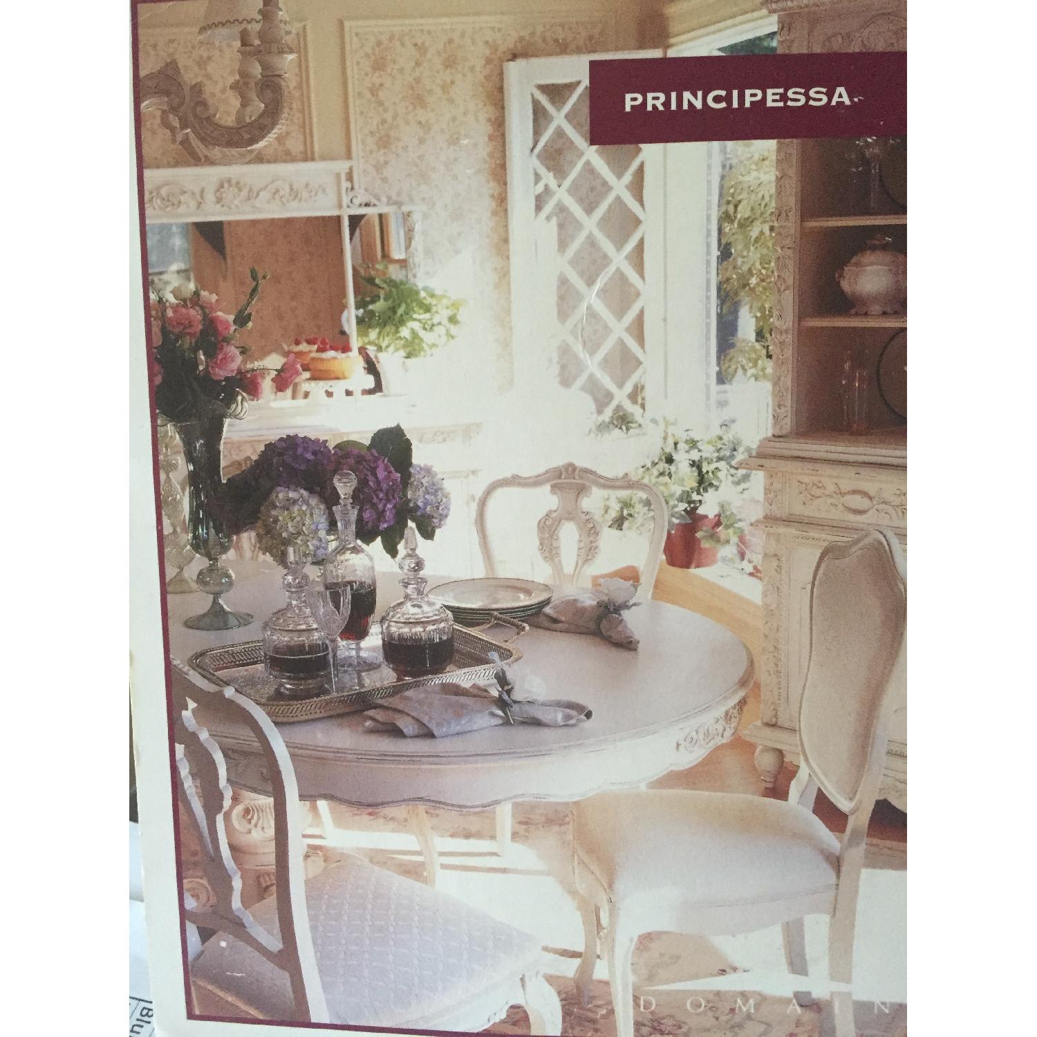 Domain Furniture Italian Style Cream Extending Dining Table - image-4