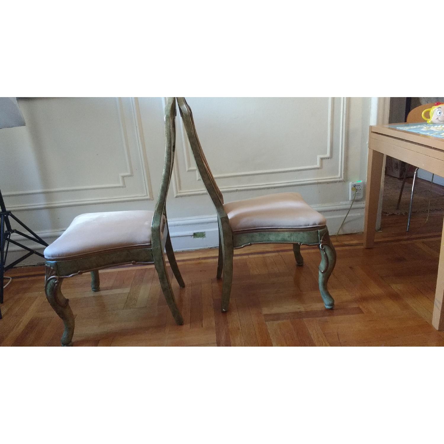 Solid Wood Hand Painted Italian Style Chairs - image-2
