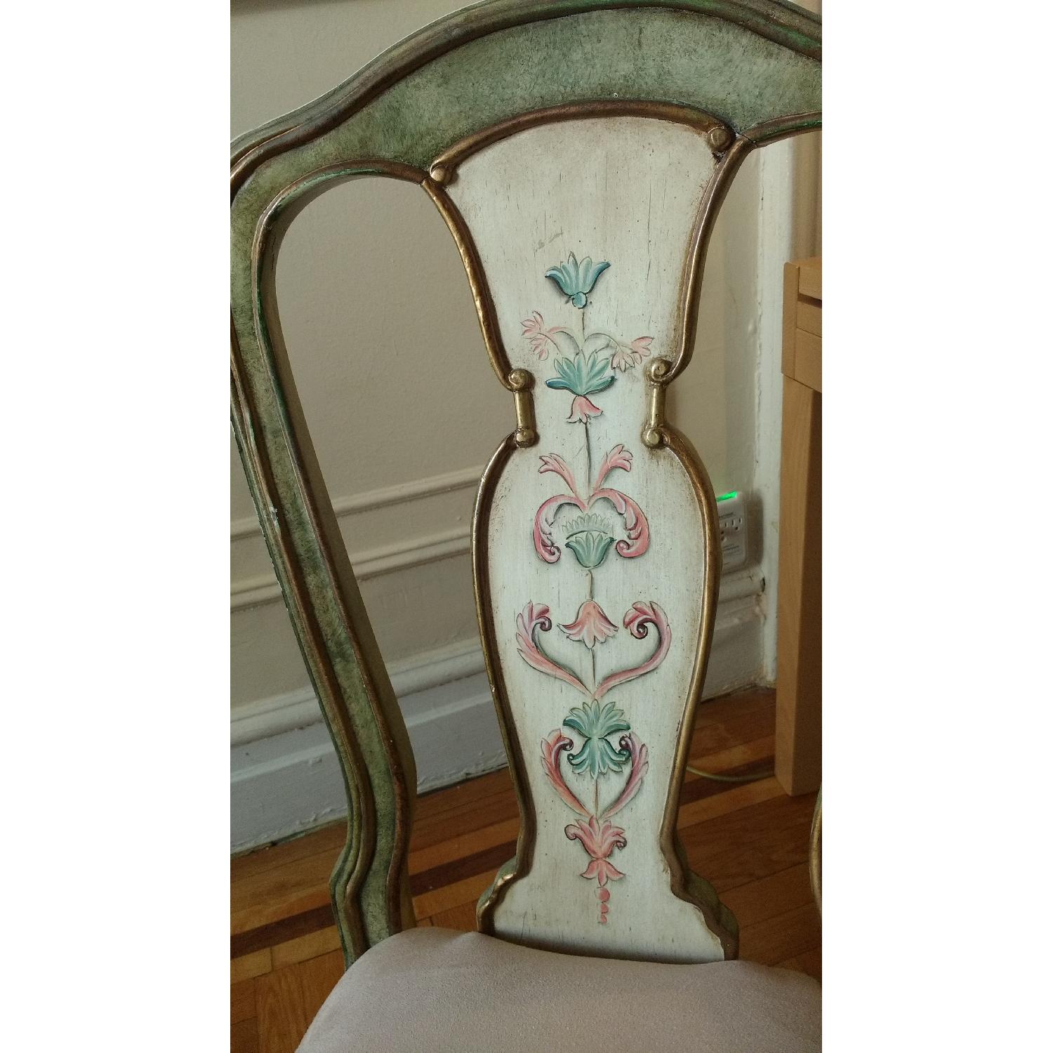 Solid Wood Hand Painted Italian Style Chairs - image-6