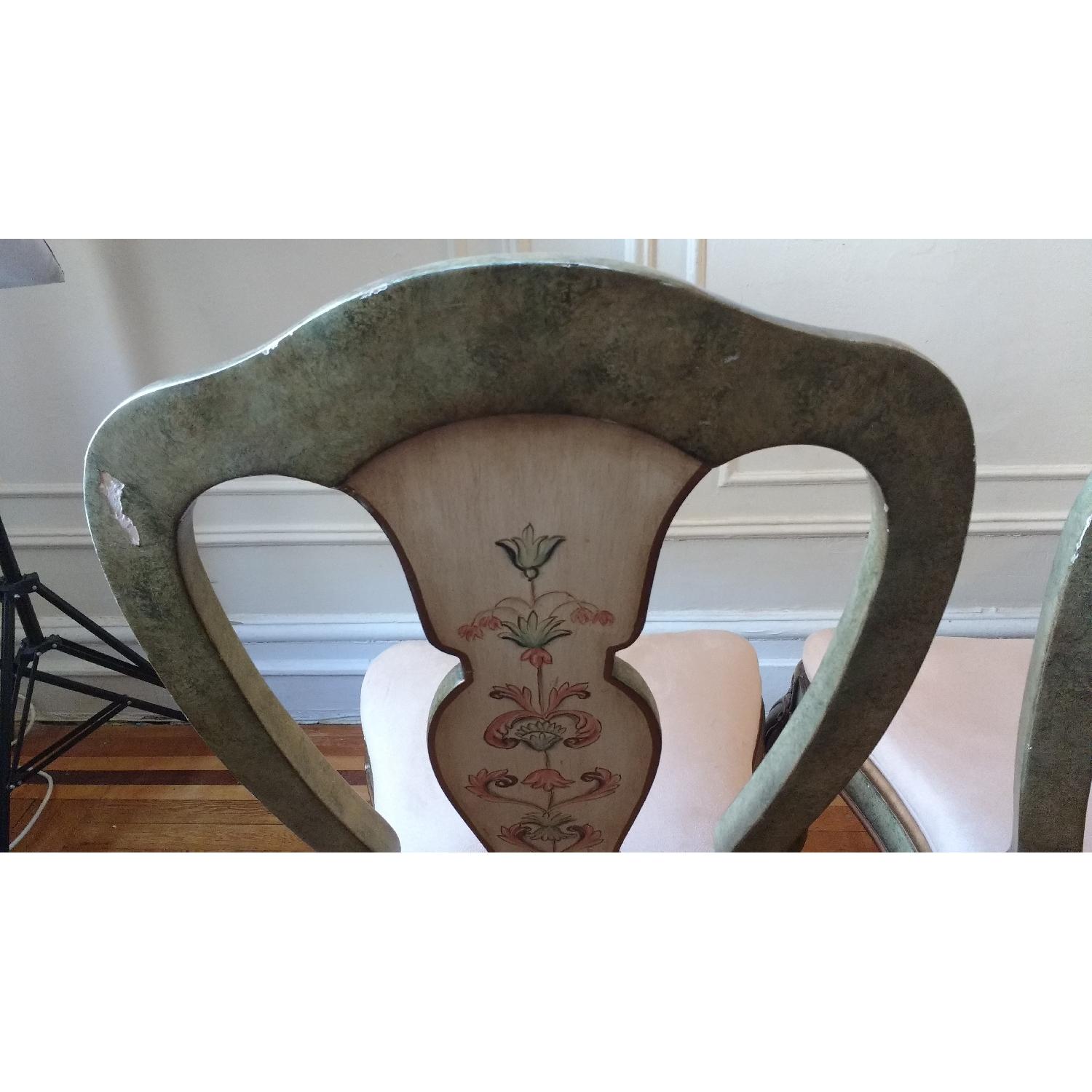 Solid Wood Hand Painted Italian Style Chairs - image-11