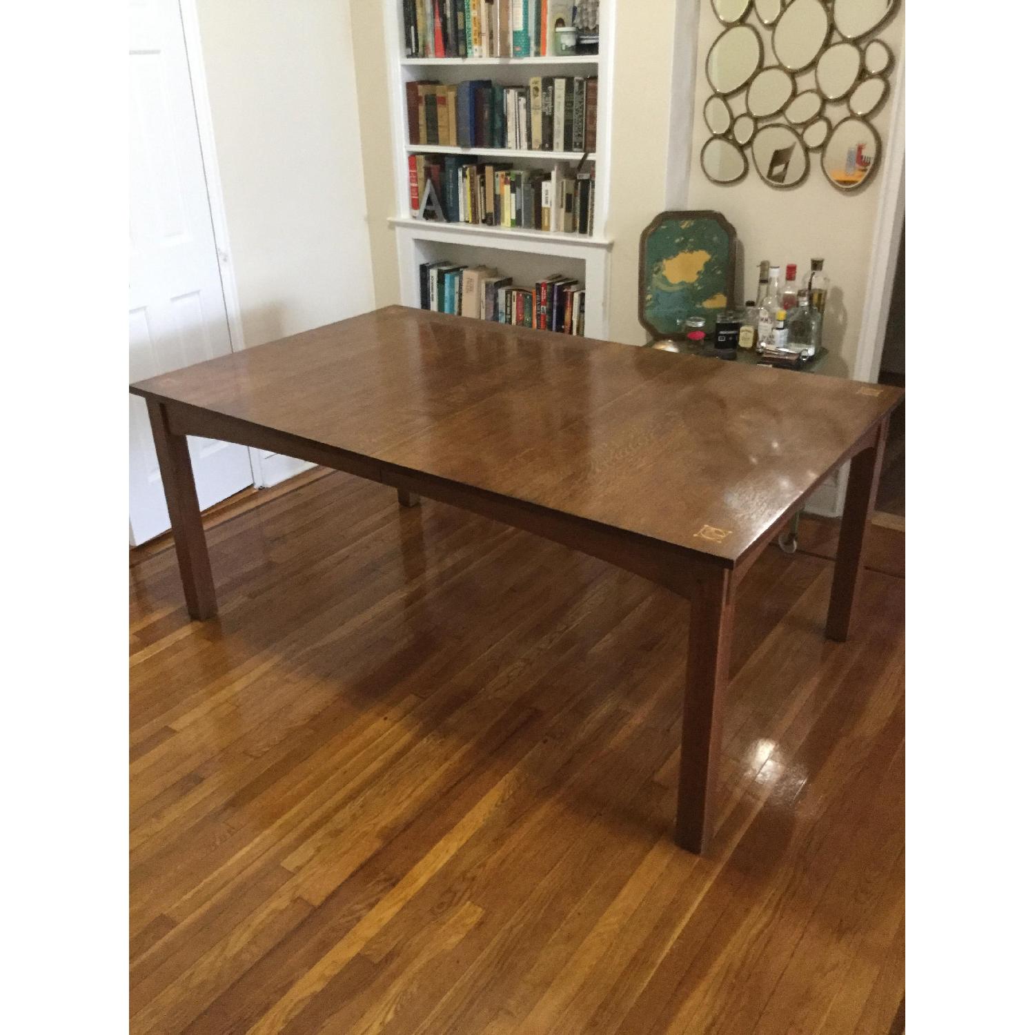 Stickley Dining Room Table w/ Harvey Ellis Inlays - image-2