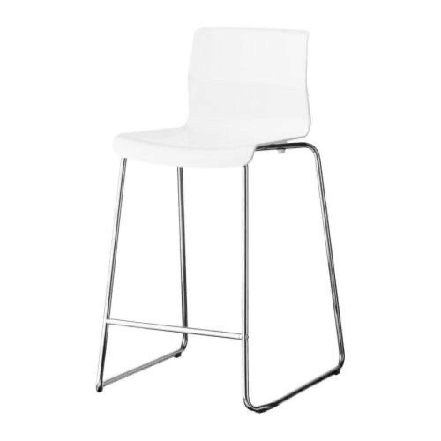 Ikea Hissmon/Utby Table w/ 4 Glenn Chairs - image-6