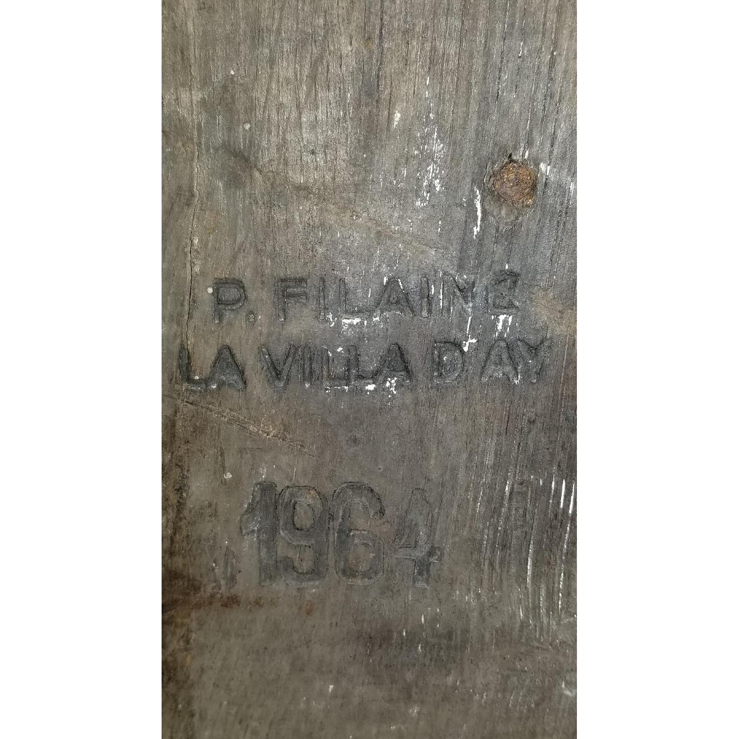 Antique 1964 French A Frame Wine/Champagne Rack - image-5