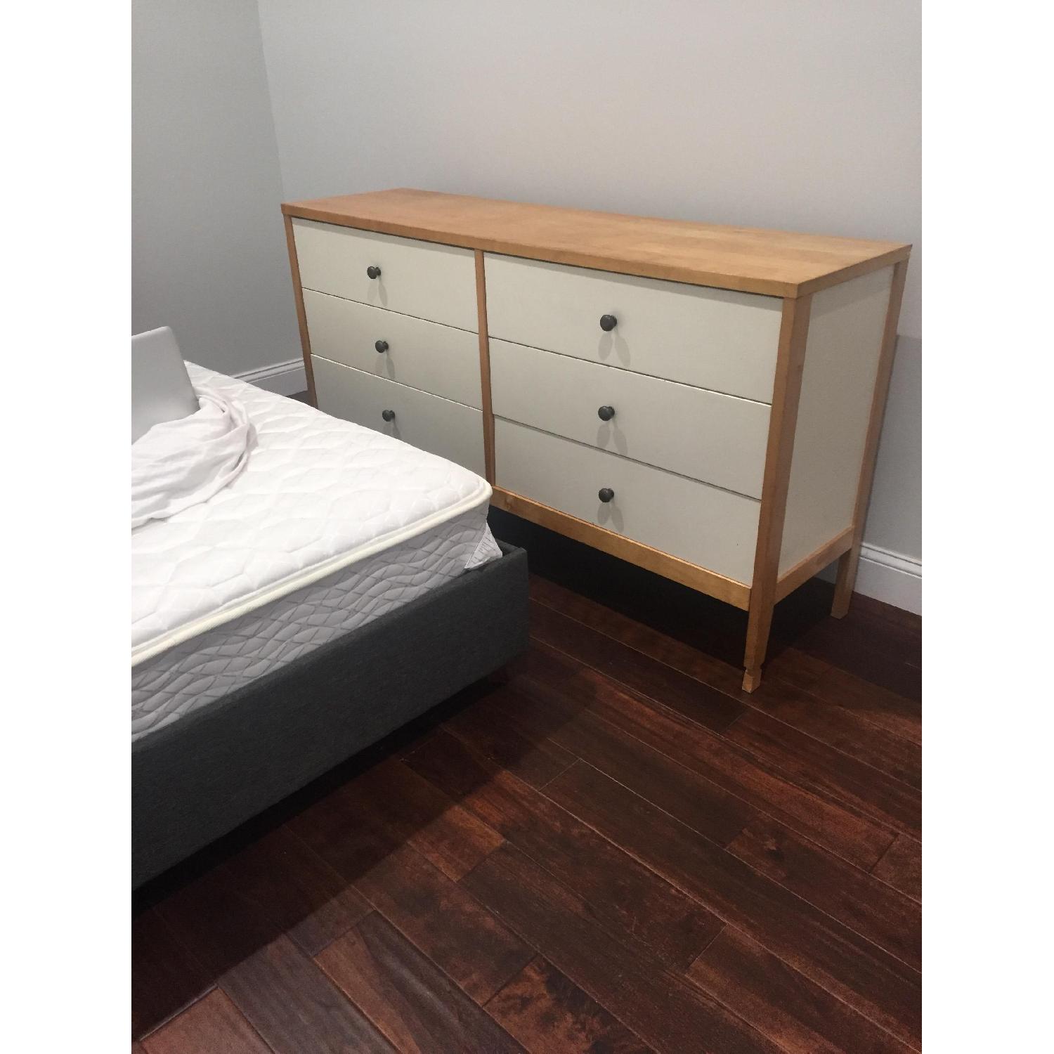 Ikea 6 Drawer White Dresser - image-2