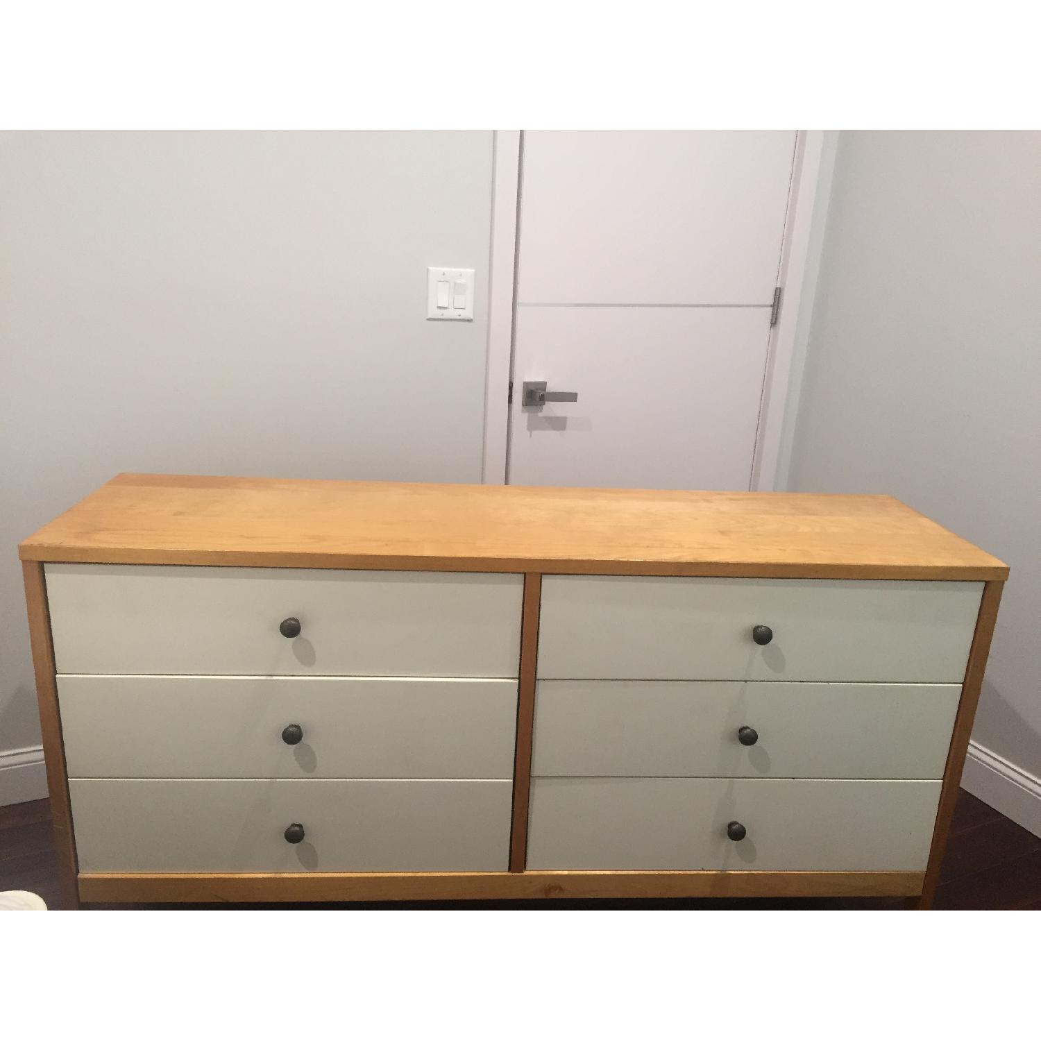 Ikea 6 Drawer White Dresser - image-3