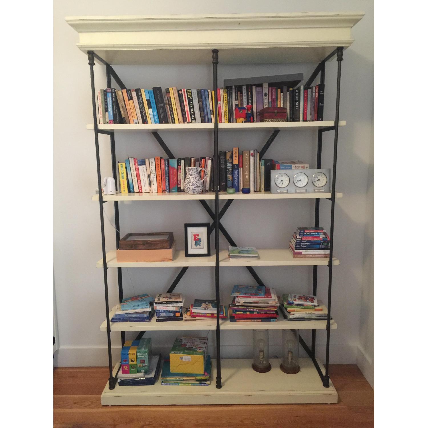 Restoration Hardware Parisian Cornice Double Shelving - image-1