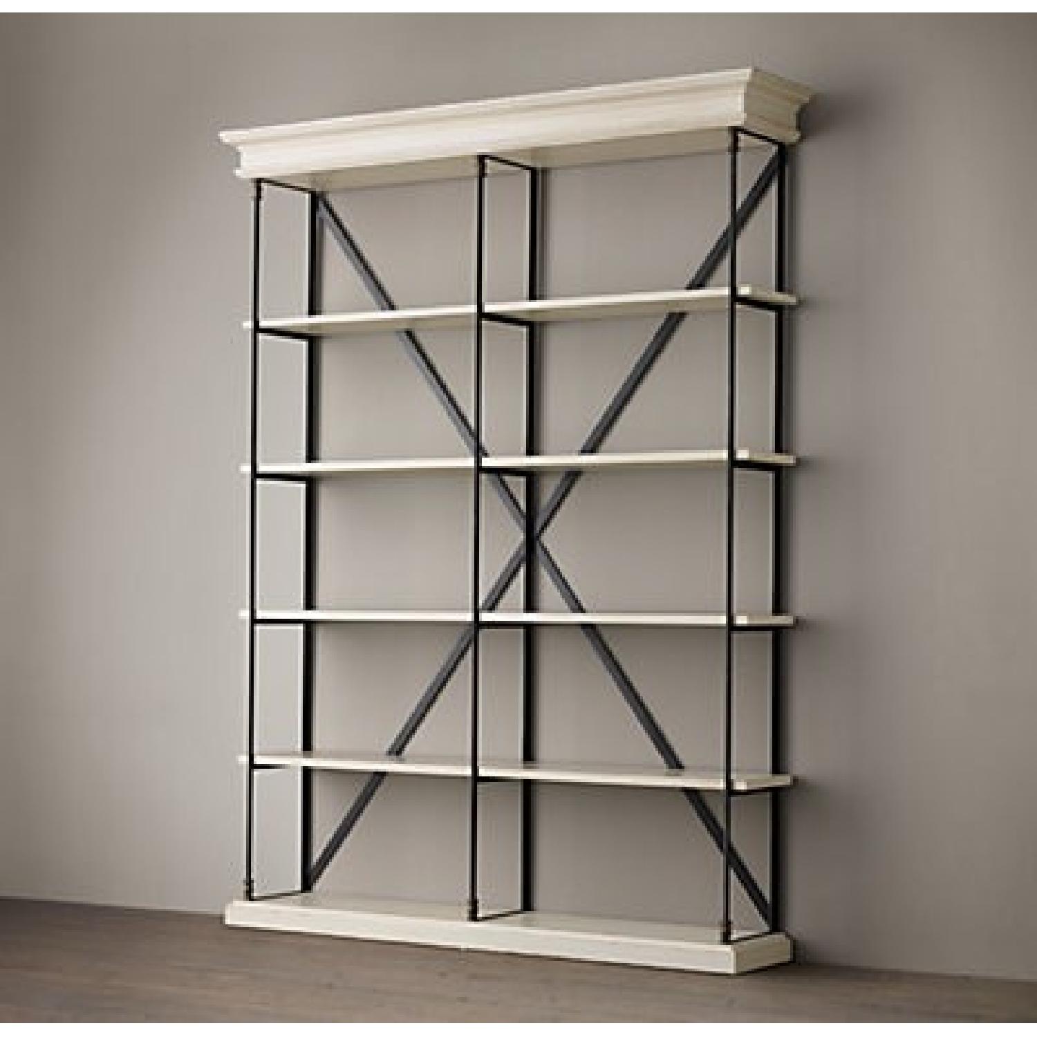Restoration Hardware Parisian Cornice Double Shelving - image-6