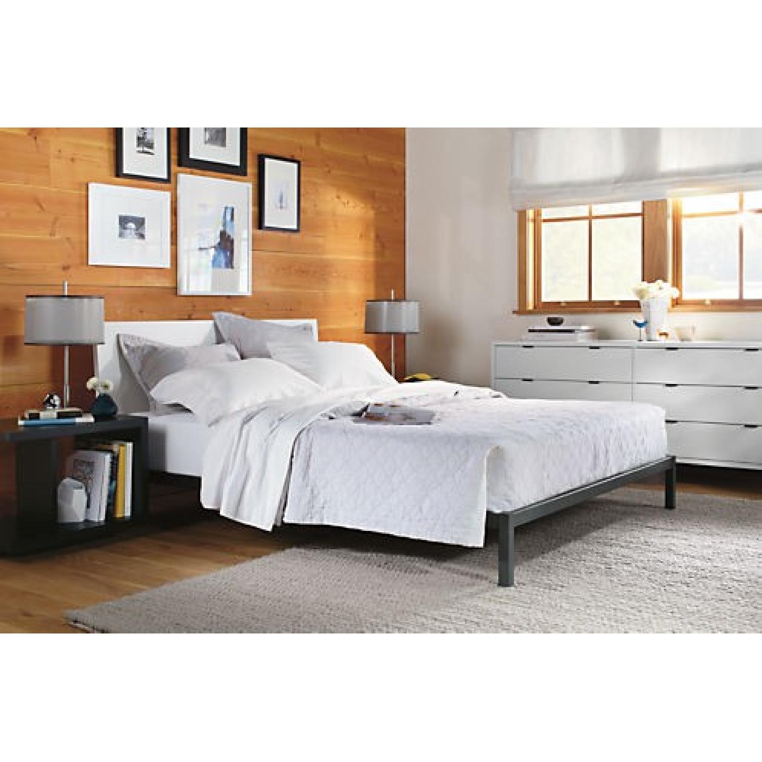 Room & Board King Size Wood & Steel Bed Frame - image-2