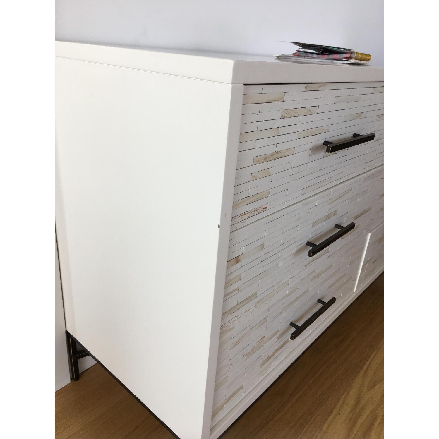 West Elm Wood Tiled 6-Drawer Dresser - image-3