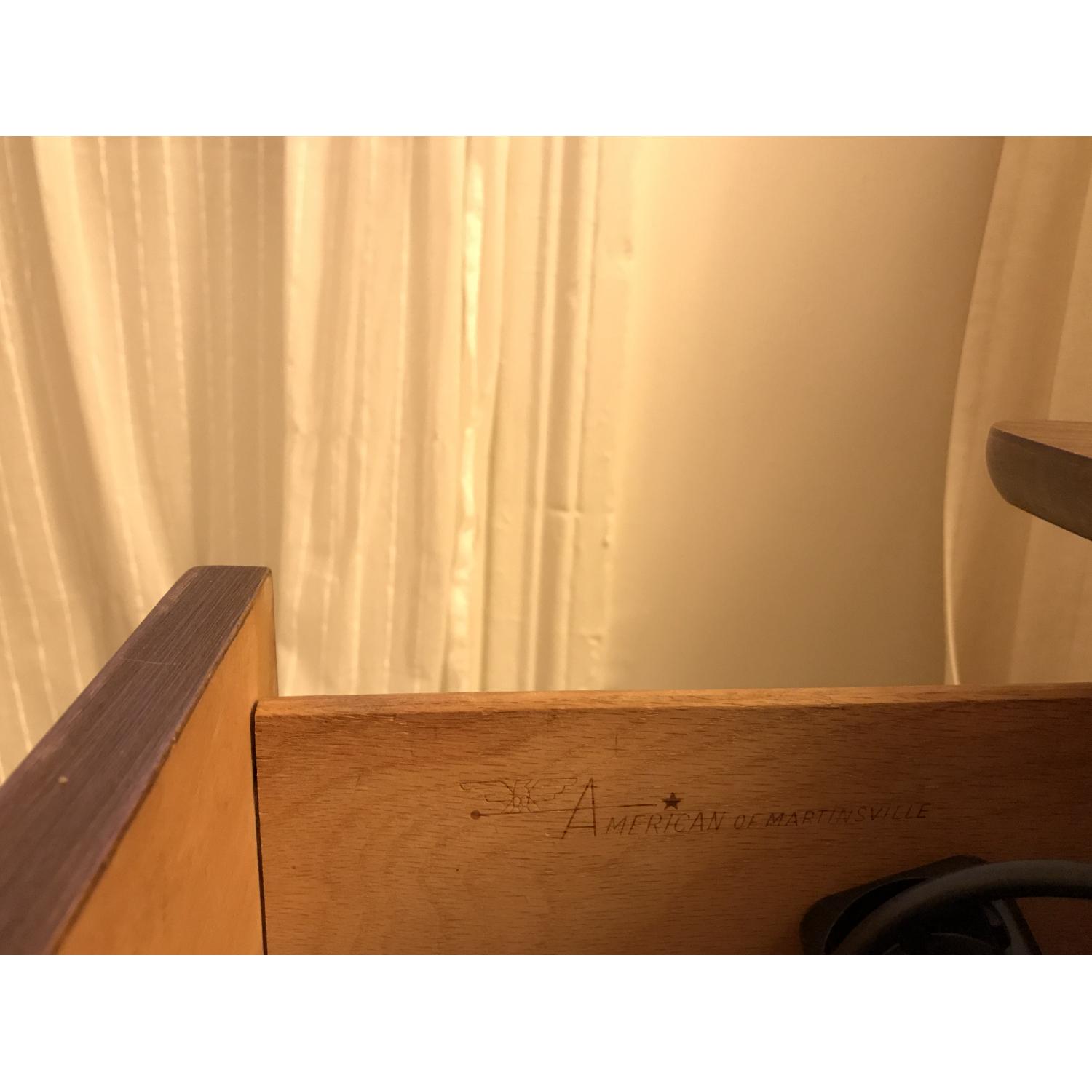 American of Martinsville Vintage Mid Century Modern Walnut End Table - image-2