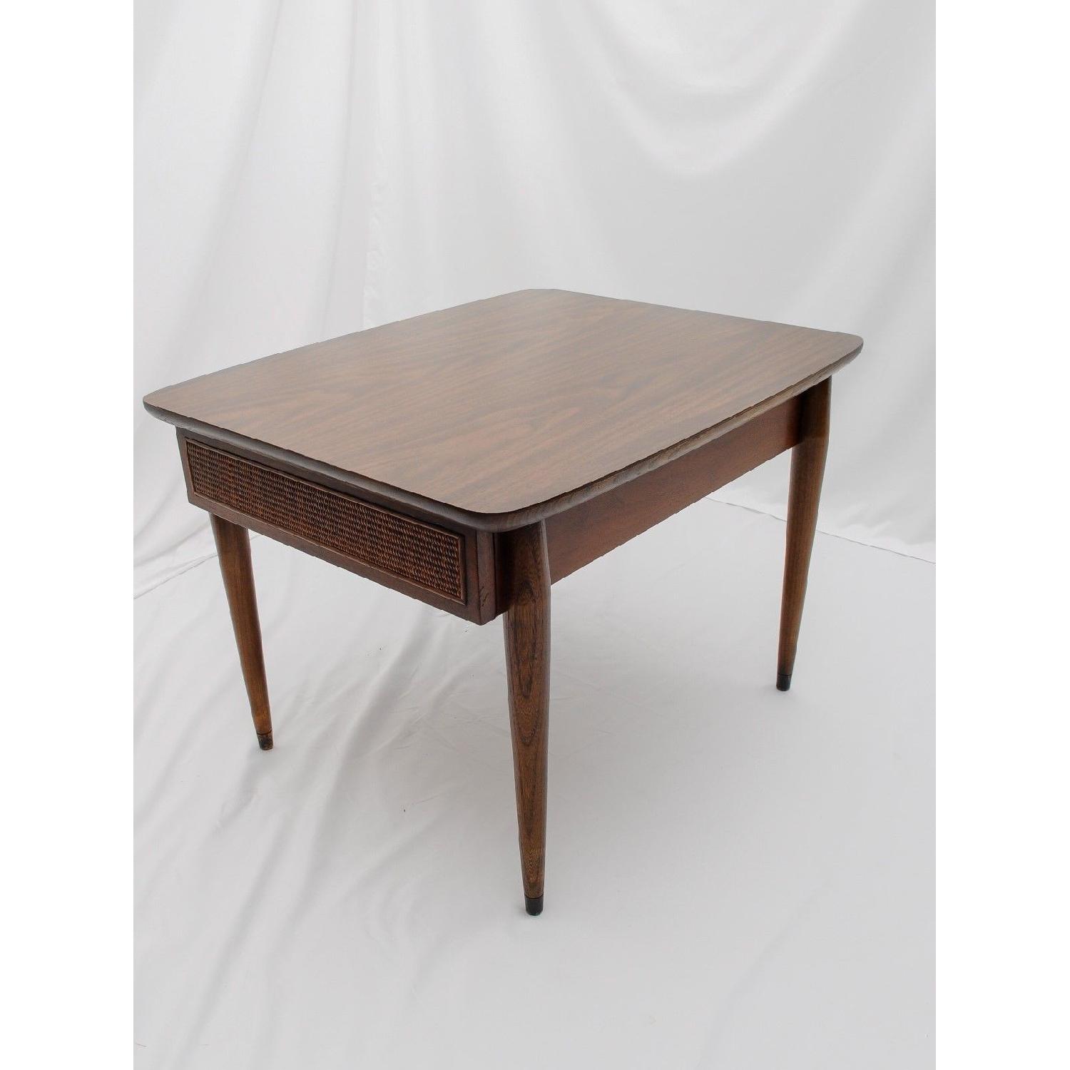 American of Martinsville Vintage Mid Century Modern Walnut End Table - image-3