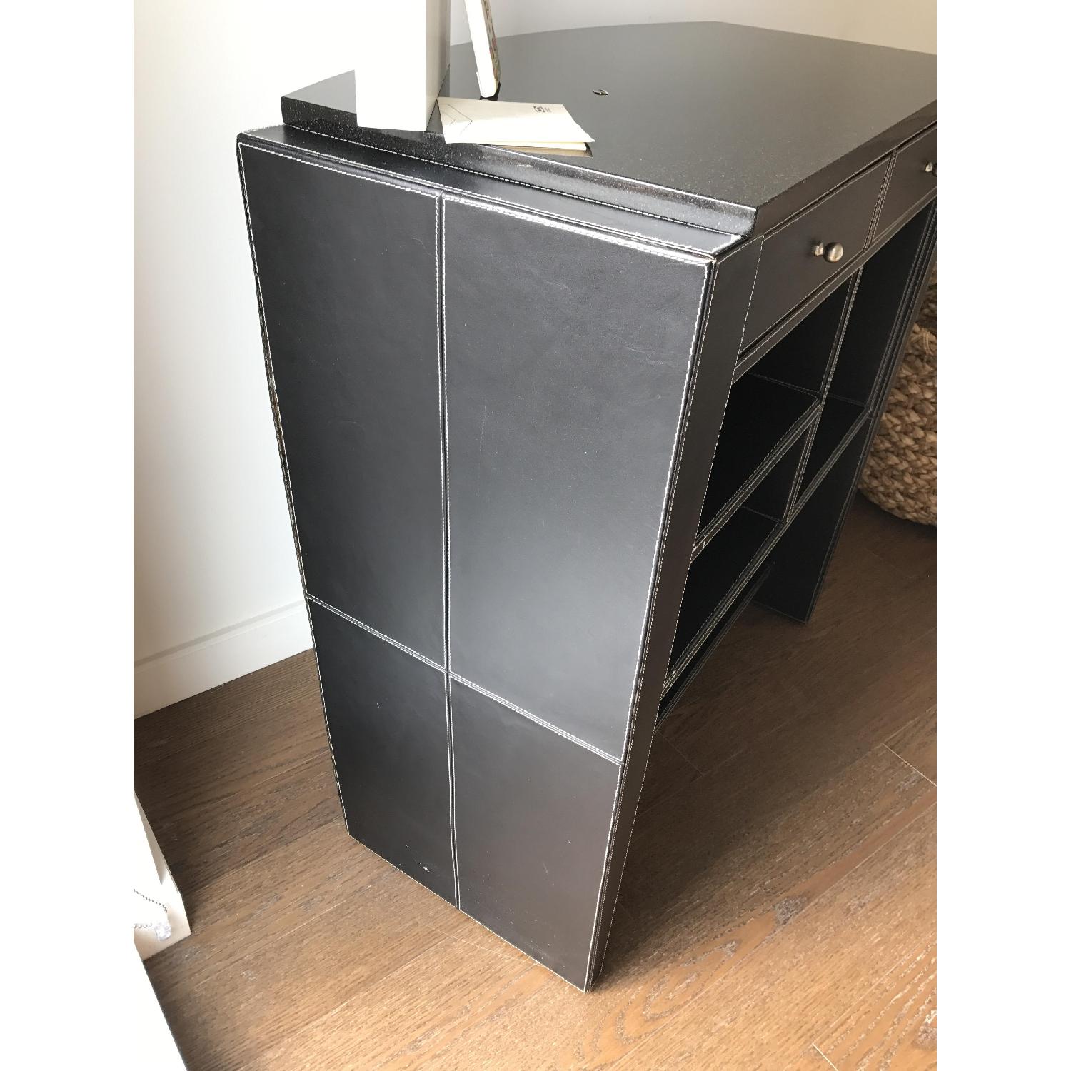 Black Leather Art Deco Bar - image-2