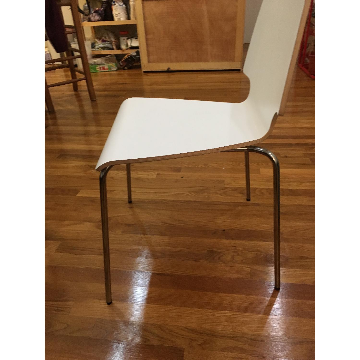 Ikea Vilmar Chairs in White - image-1