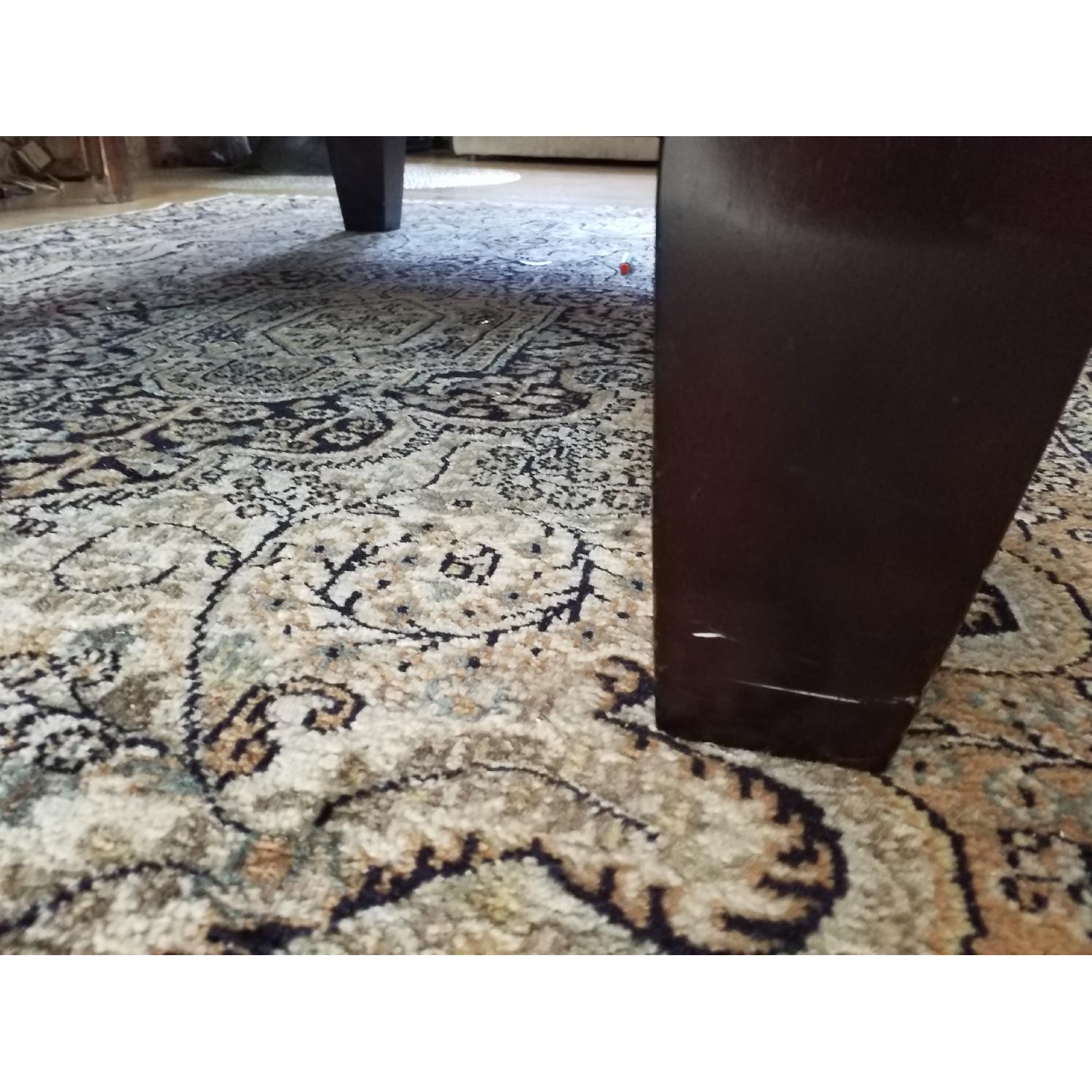 Pottery Barn Leather Ottoman Coffee Table - image-4