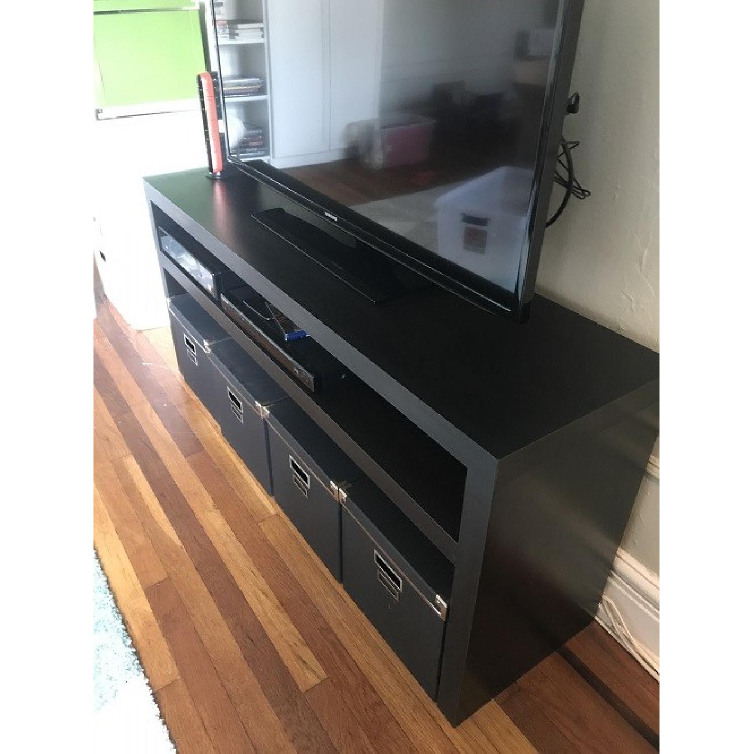 Ikea Black TV Stand - image-3