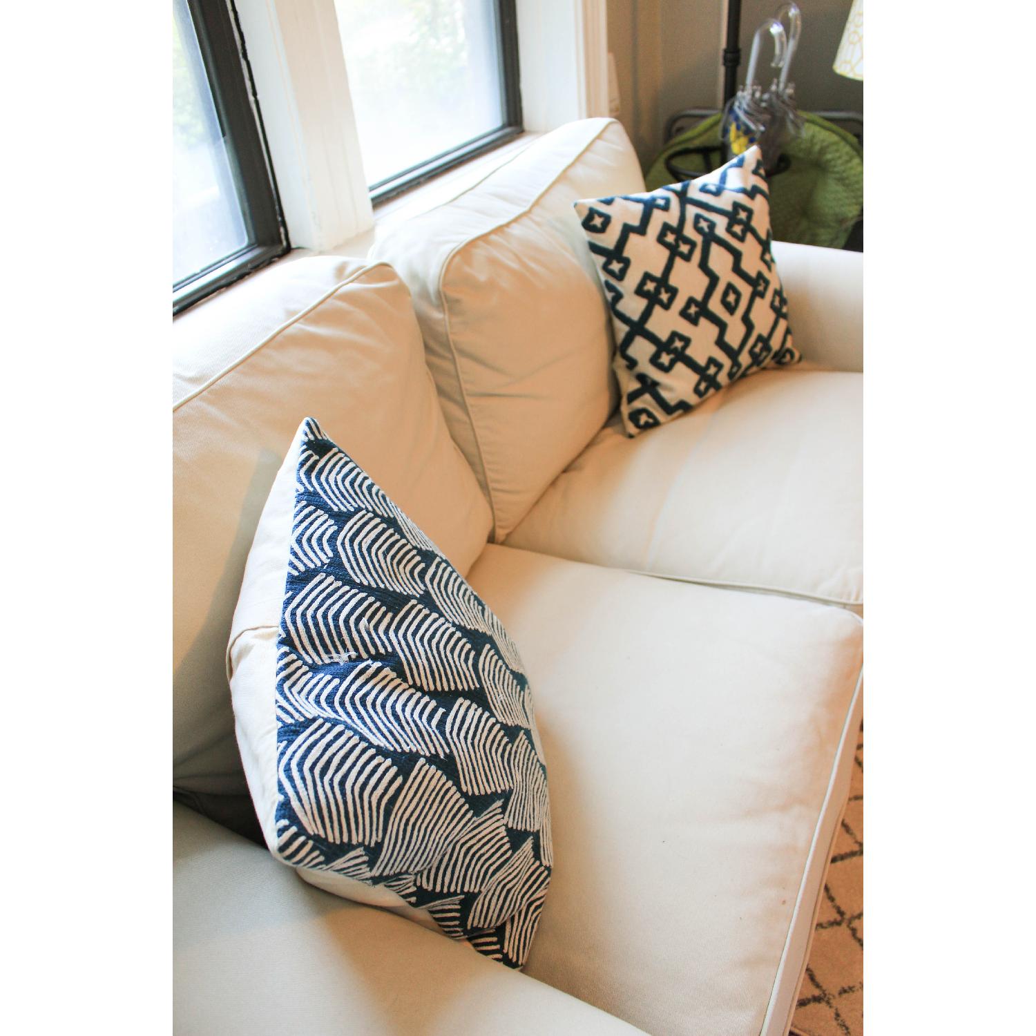 Ikea Ektorp Loveseat in Vittaryd White - image-1