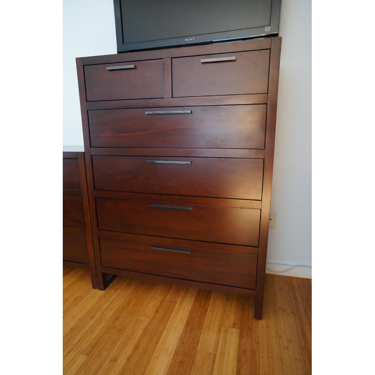 Macy's Tahoe Copper 5 Piece Queen Bedroom Set AptDeco