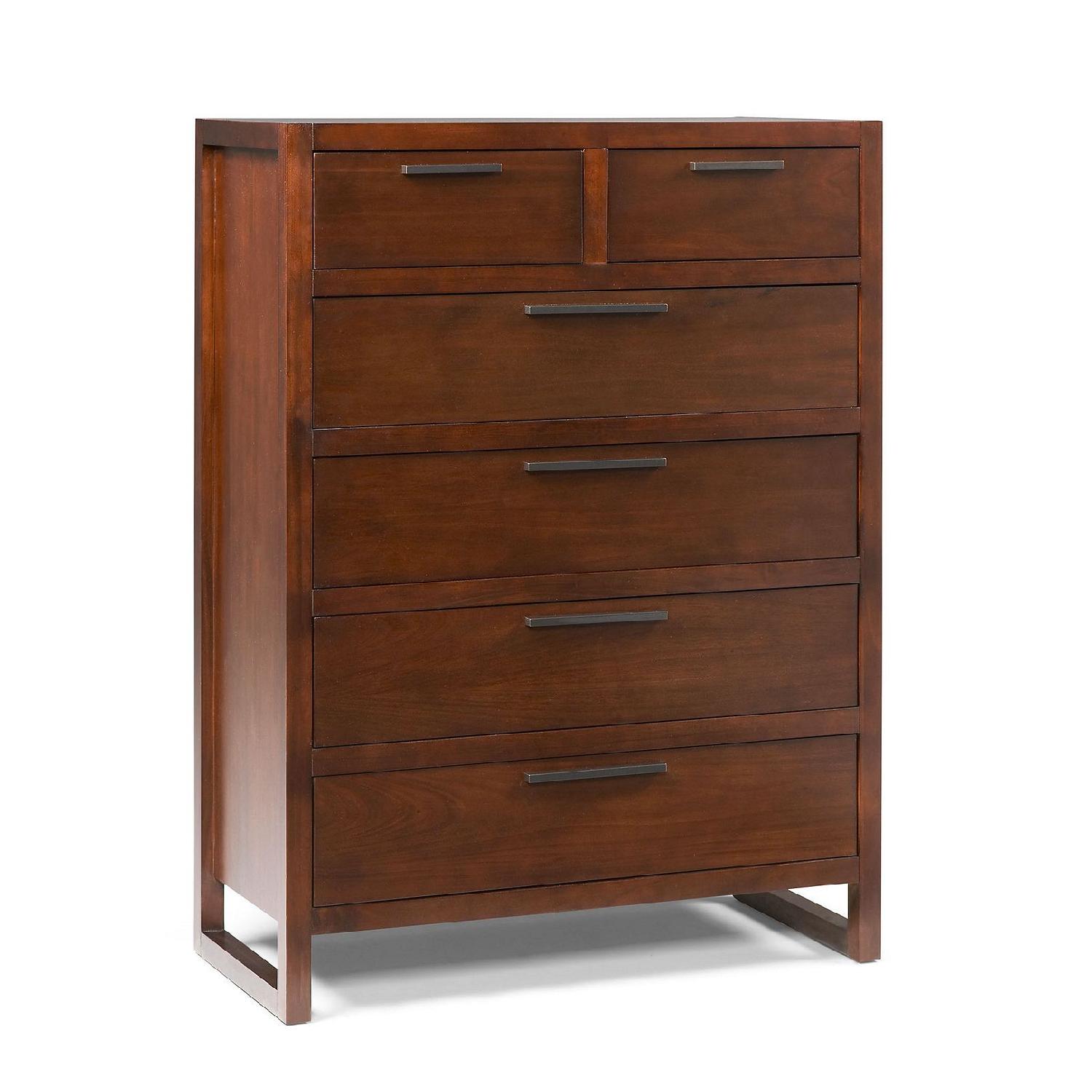 Macy's Tahoe Copper 5 Piece Queen Bedroom Set AptDeco