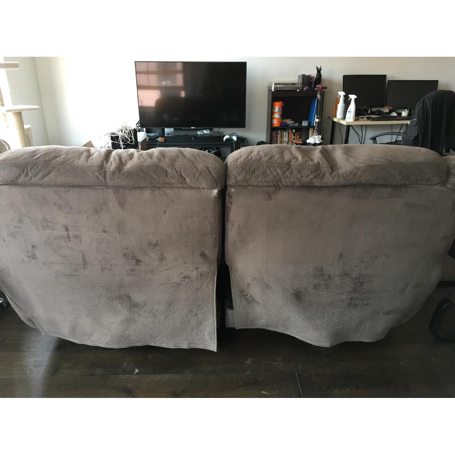 Bob's Brava Brown 2 Seater Reclining Sofa - image-4