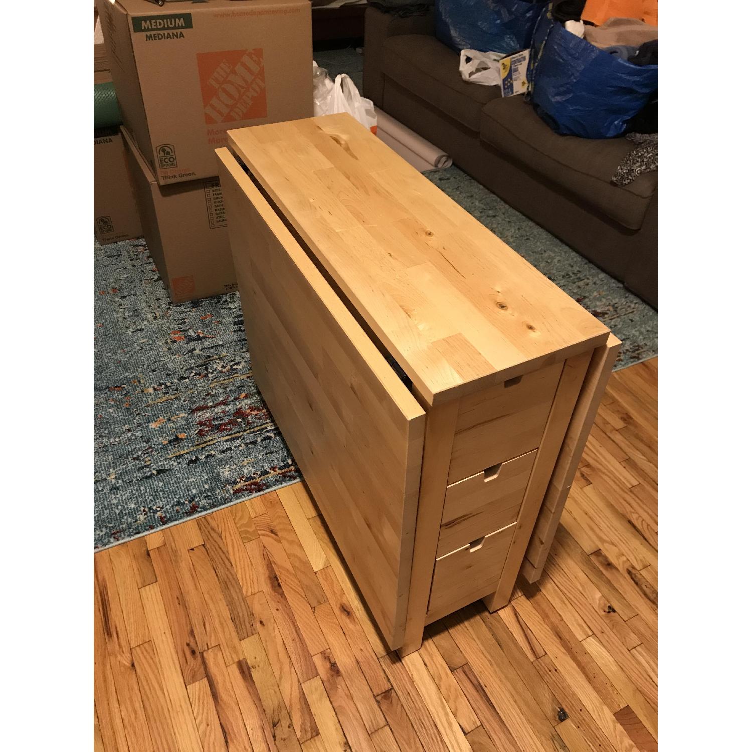 Ikea Norden Gate Leg Dining Table w/ 2 Chairs - image-3