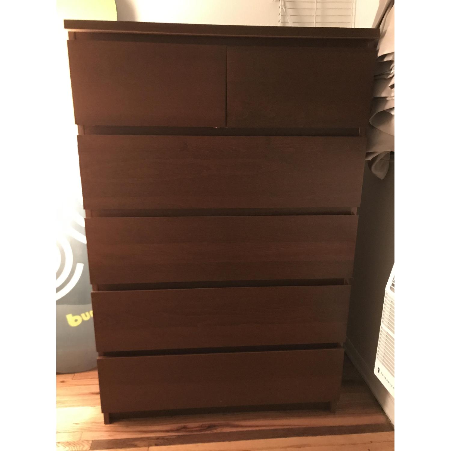 Ikea Malm 6 Drawer Dresser - image-1