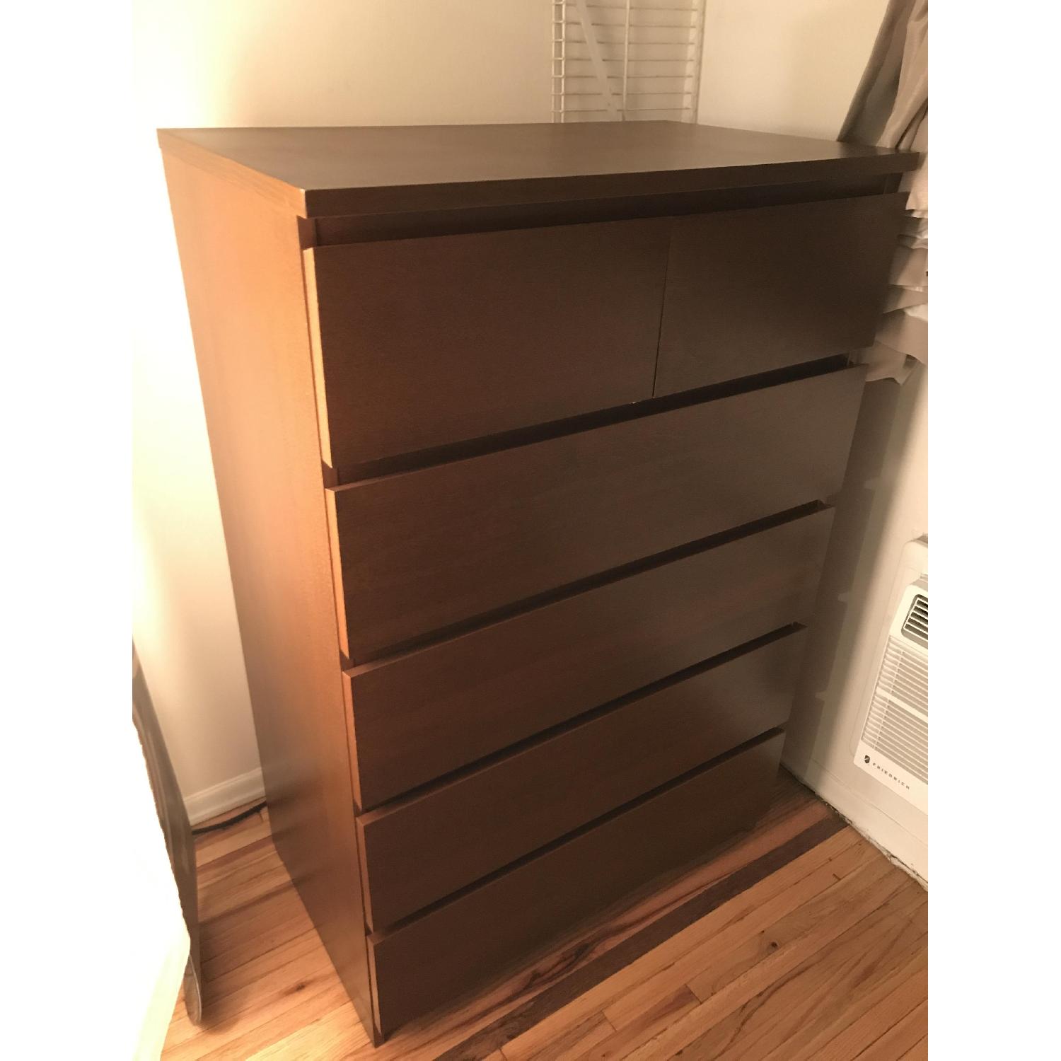 Ikea Malm 6 Drawer Dresser - image-2