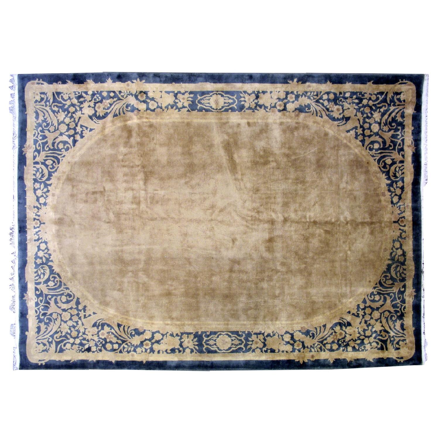 Antique 1930s Chinese Art Deco Rug - image-4
