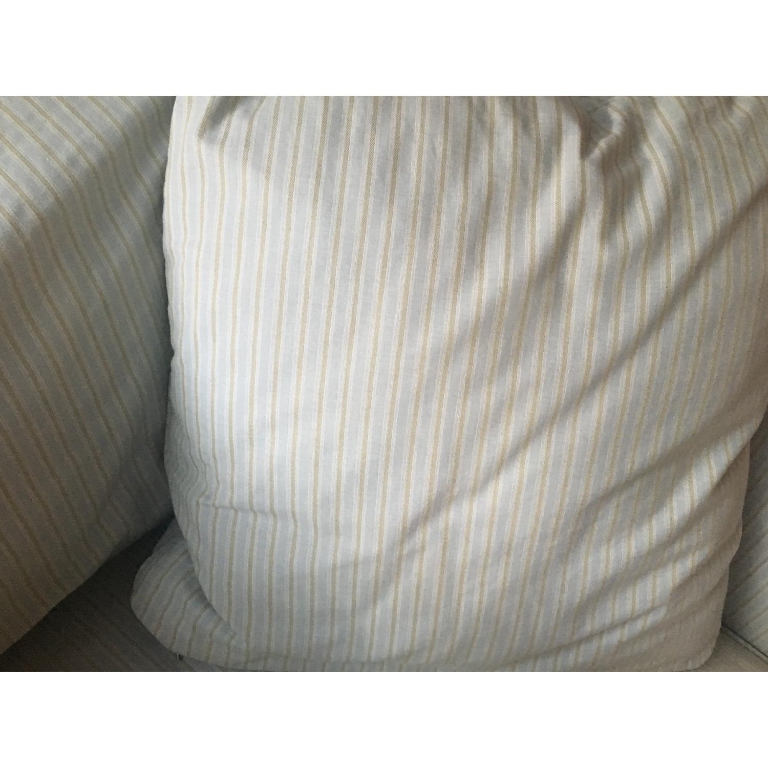 Klaussner Furniture Striped Armchair - image-3