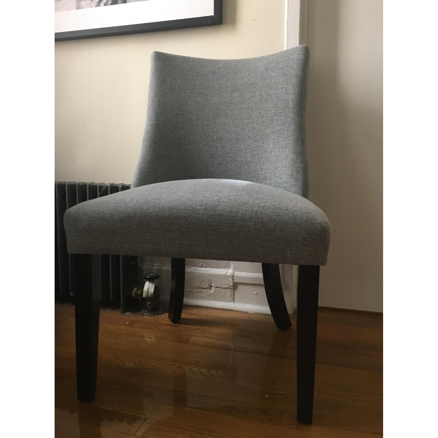 Homelegance Grey Studded Dining Chairs - image-2