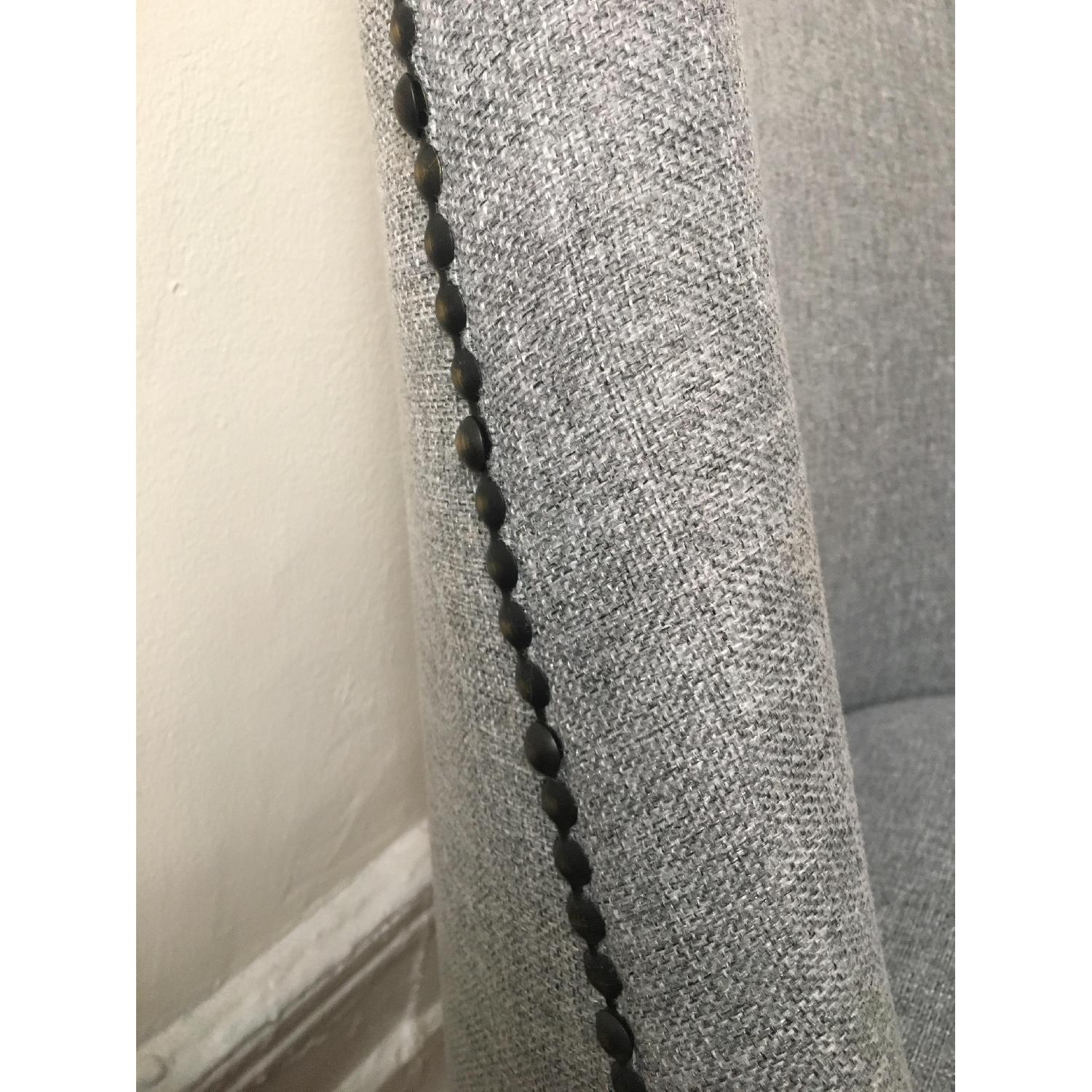 Homelegance Grey Studded Dining Chairs - image-3