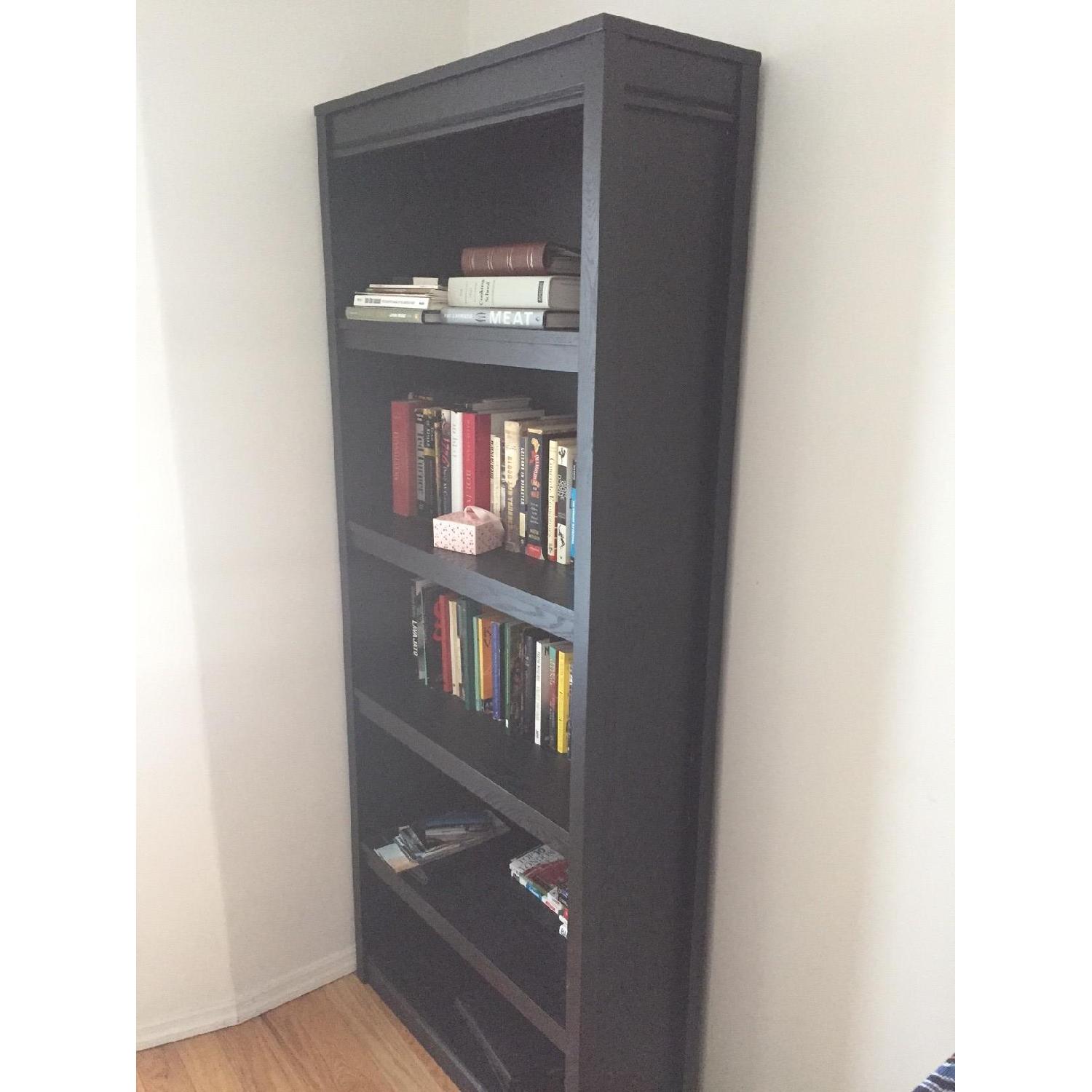 Crate & Barrel Payton Ebony Bookcase - image-2
