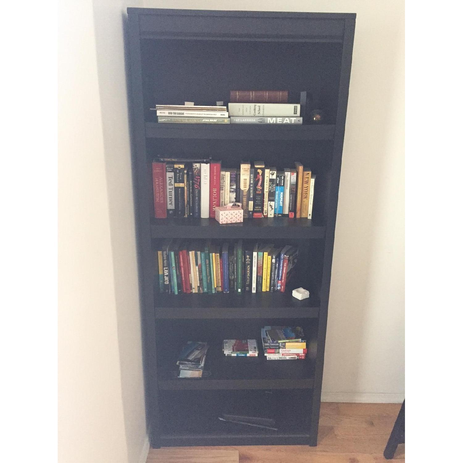 Crate & Barrel Payton Ebony Bookcase - image-3