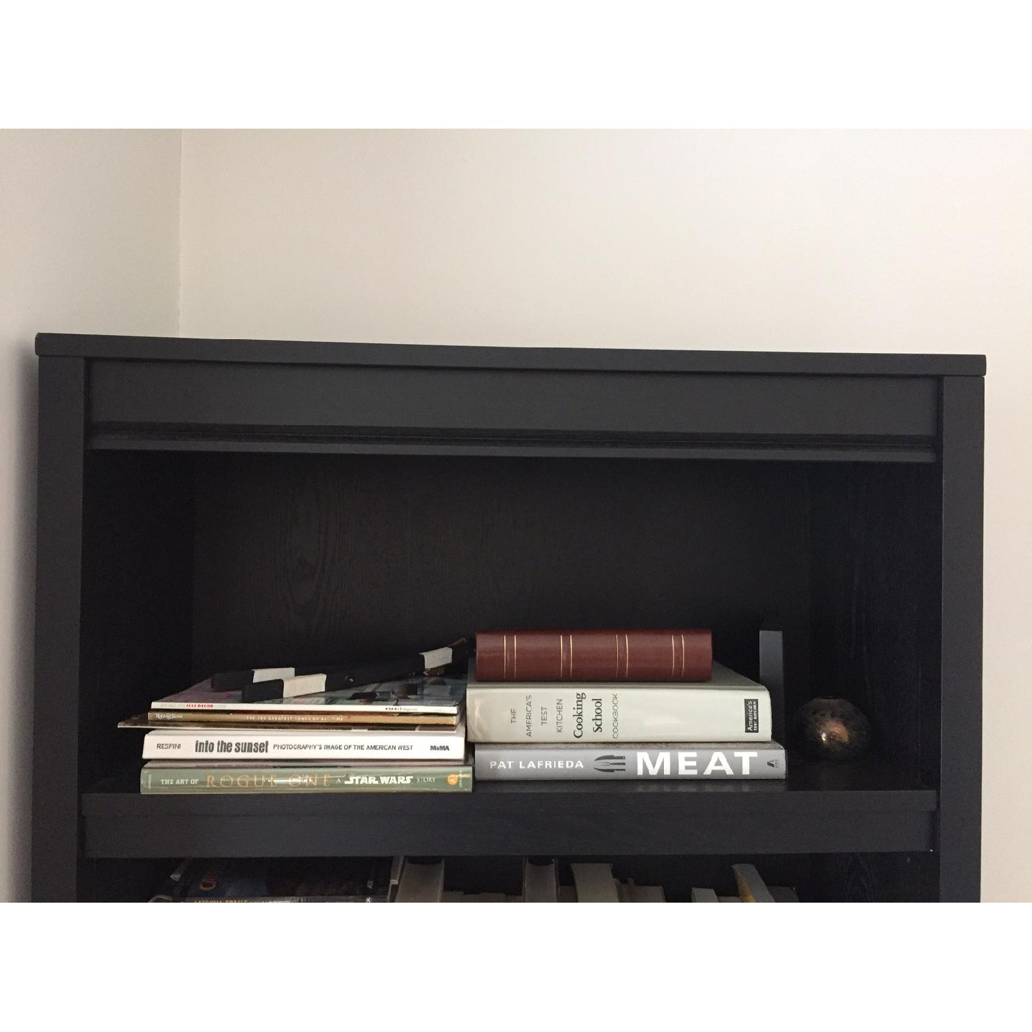 Crate & Barrel Payton Ebony Bookcase - image-5