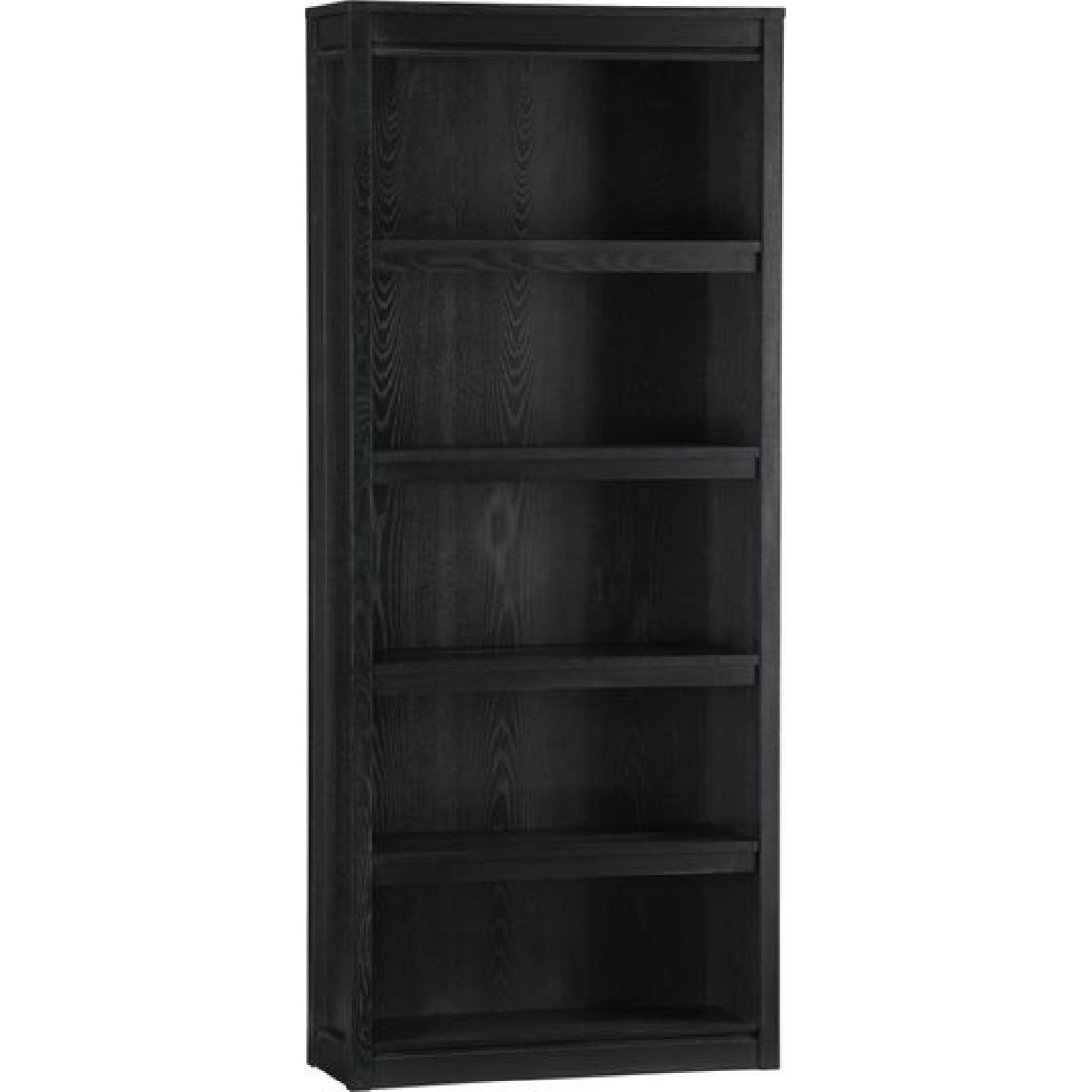Crate & Barrel Payton Ebony Bookcase - image-0