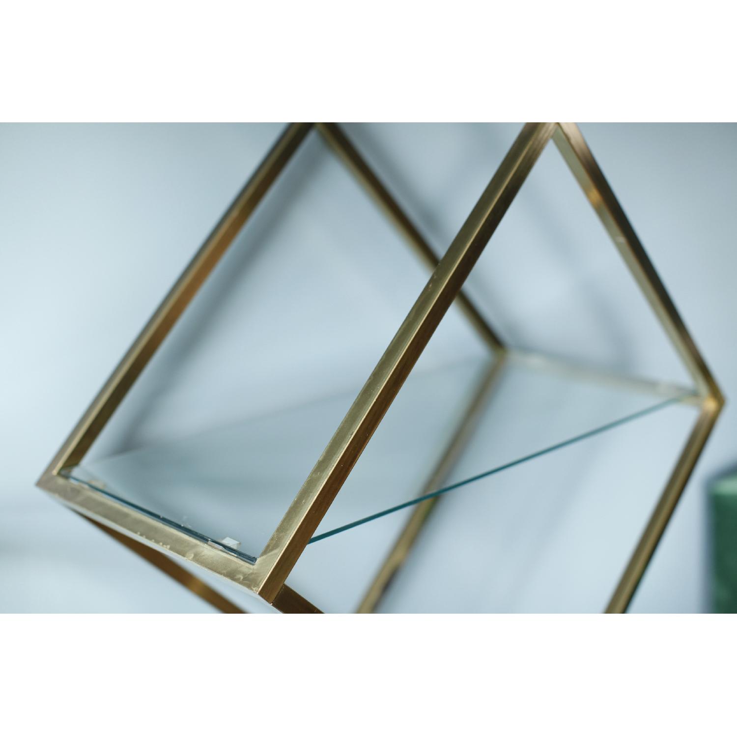 Modern Diamond Brass Etagre - image-4